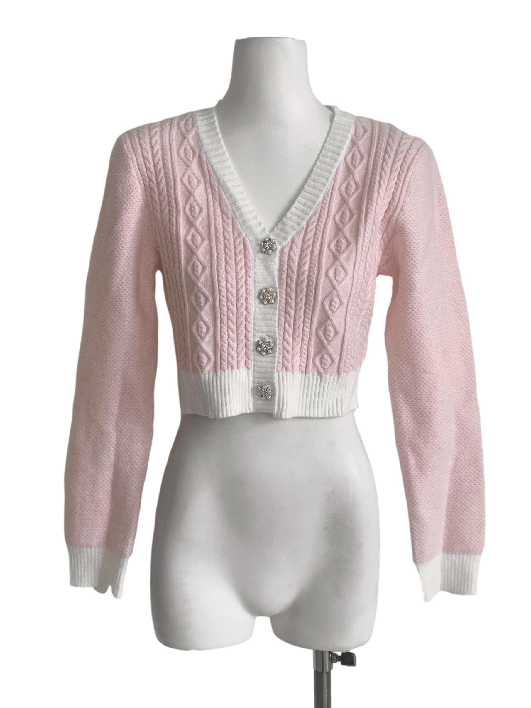 Lemonade Pink Knitted Cardigan