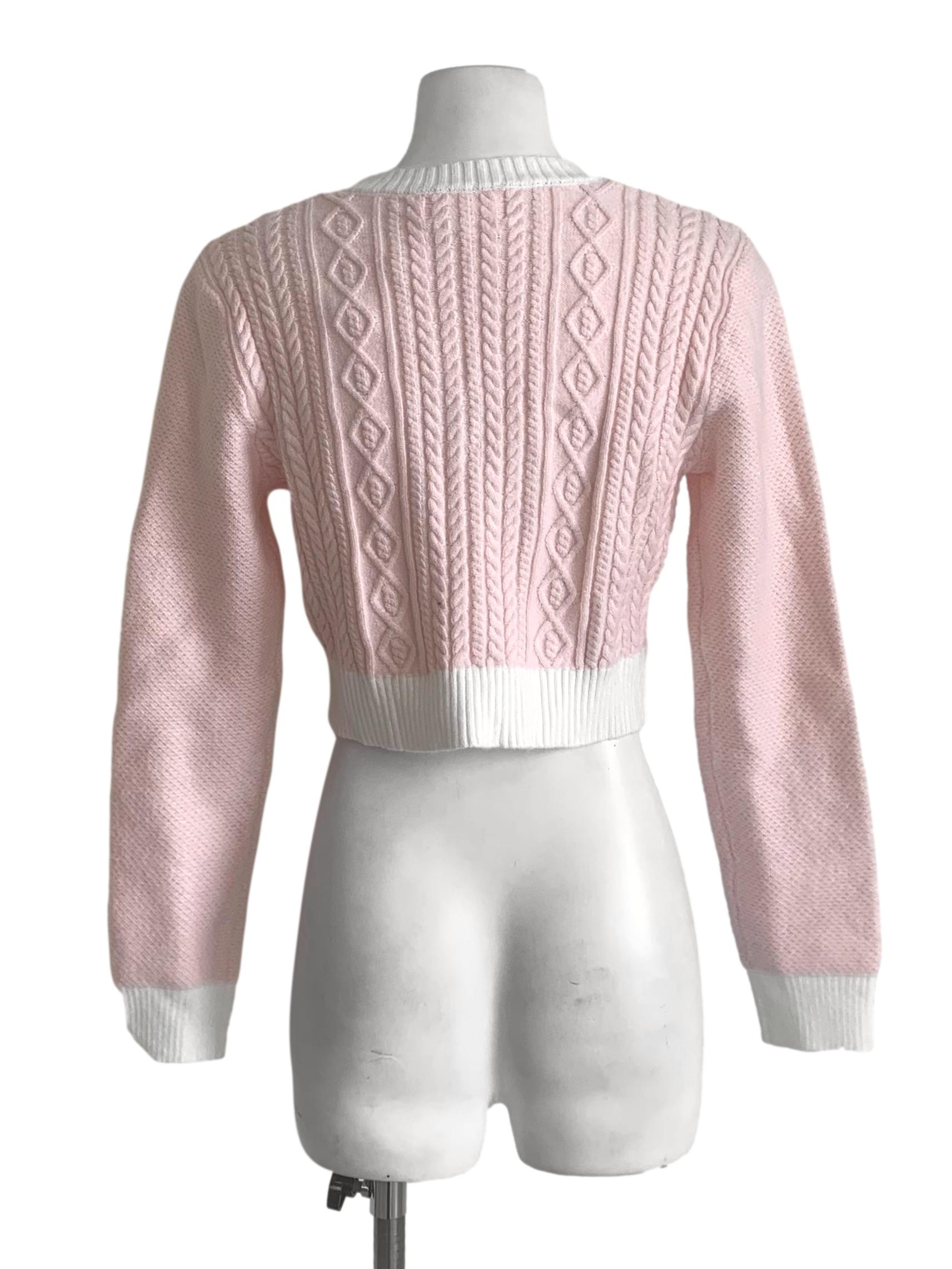 Lemonade Pink Knitted Cardigan