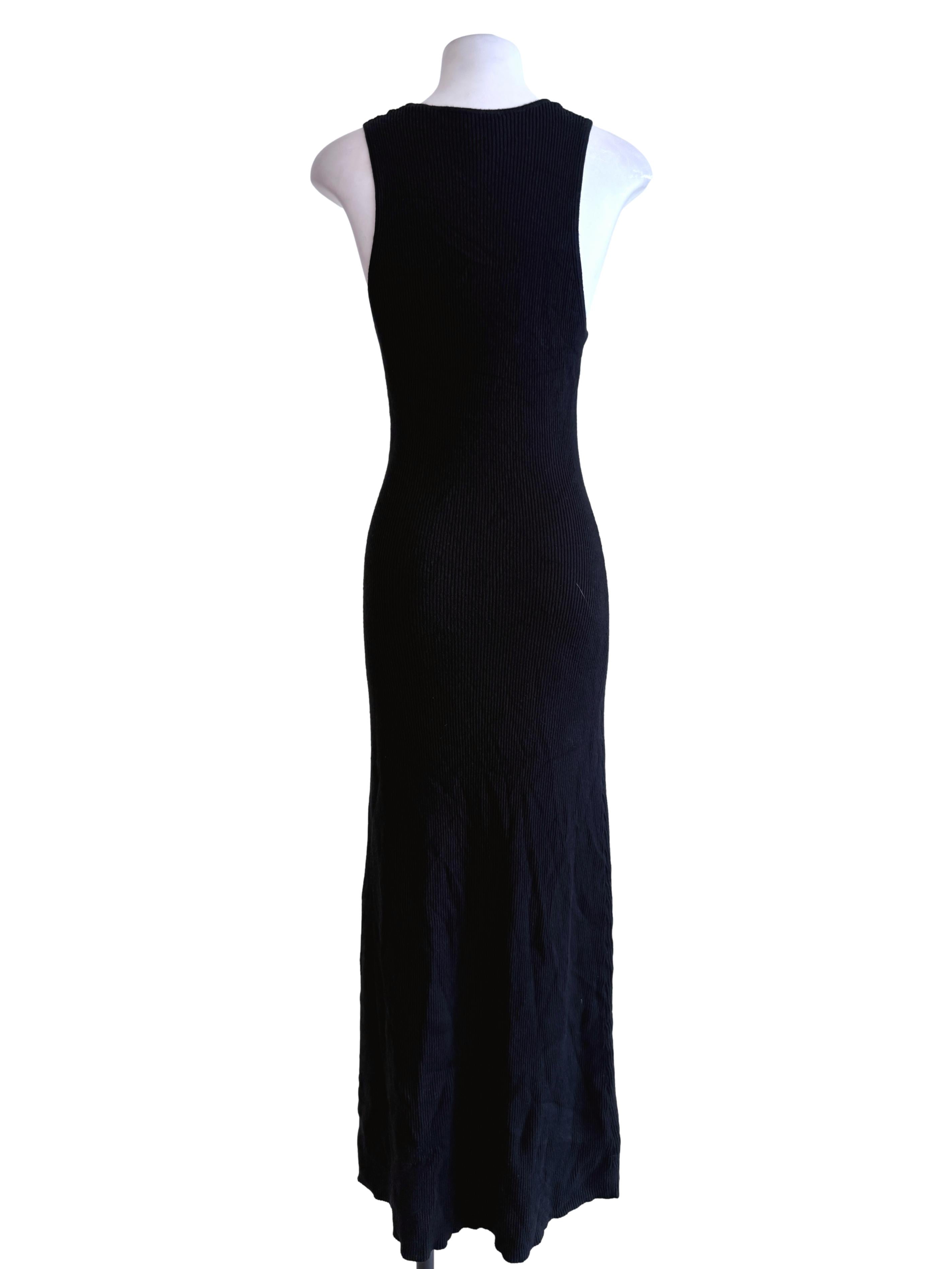 Black Stretchable Long Dress