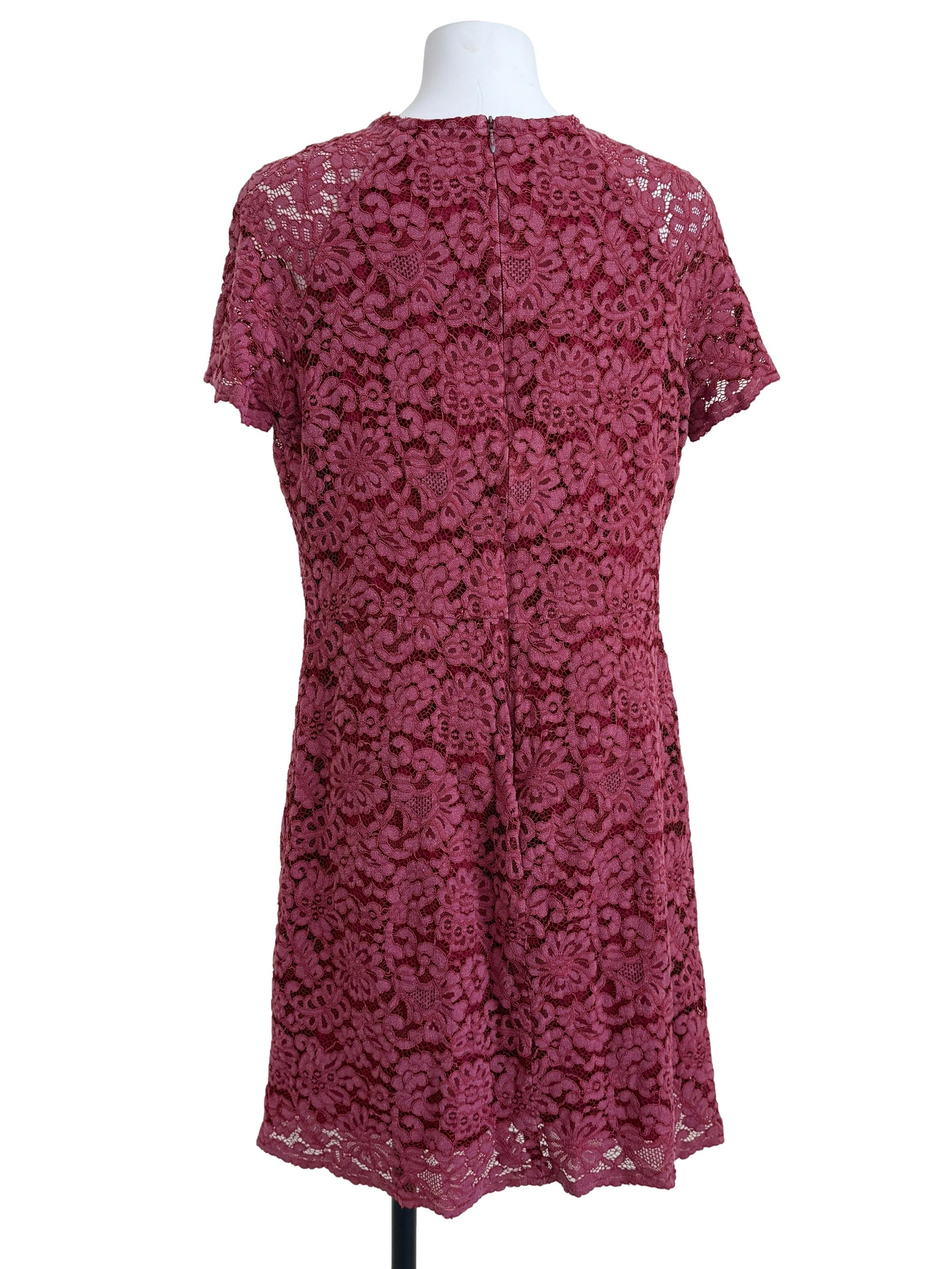 Rose Red Lace Dress