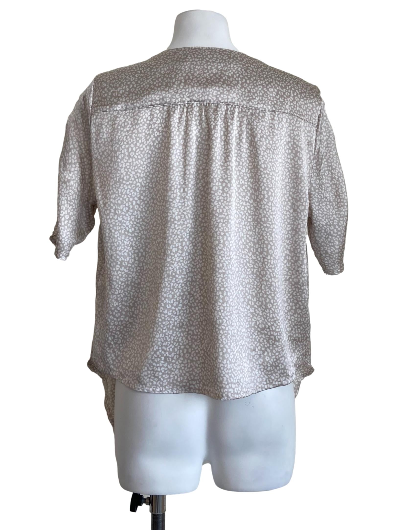 Alabaster White Button Down Blouse
