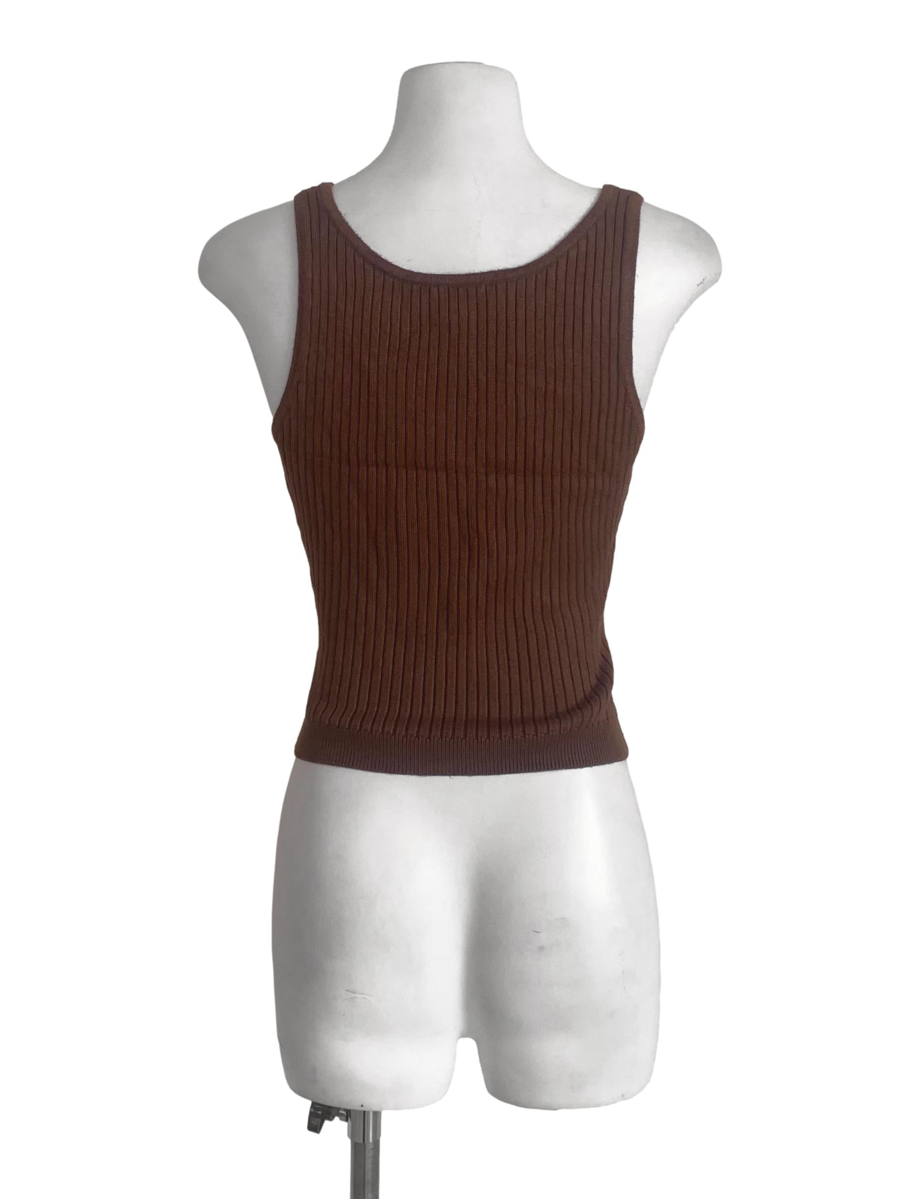 Pecan Brown Tank Top TCL