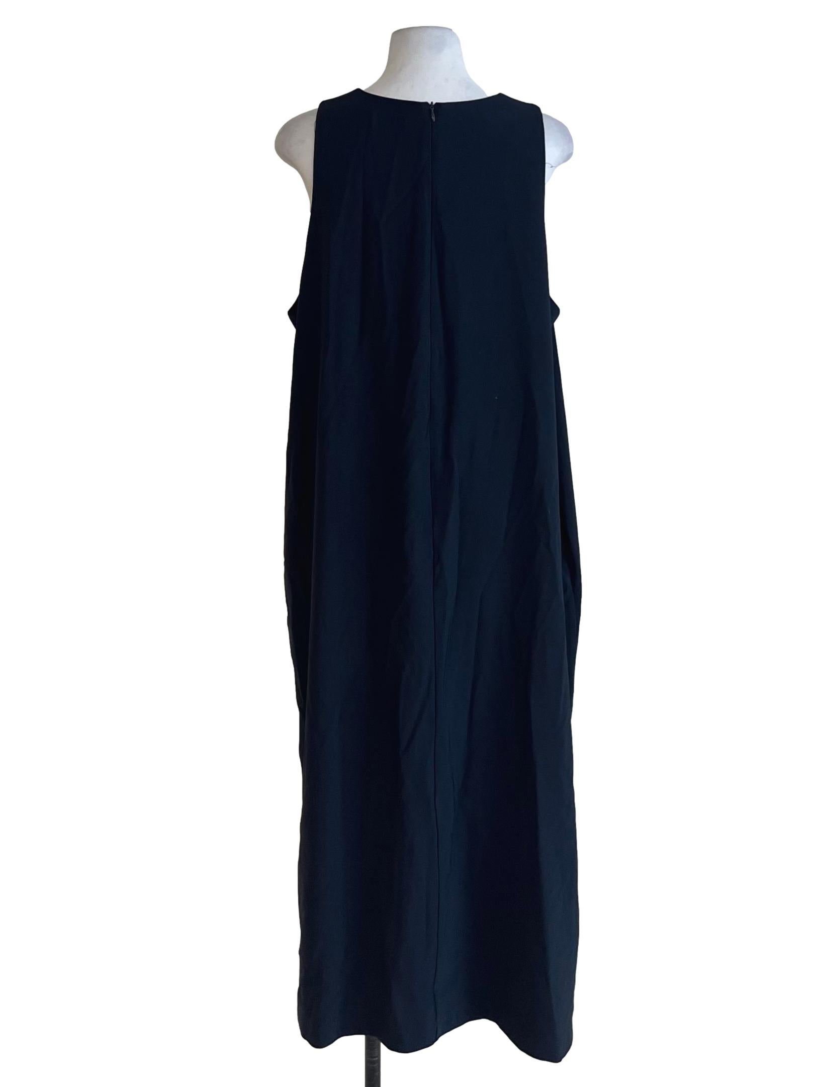 Peacock Blue Jewel Neckline Shift Dress