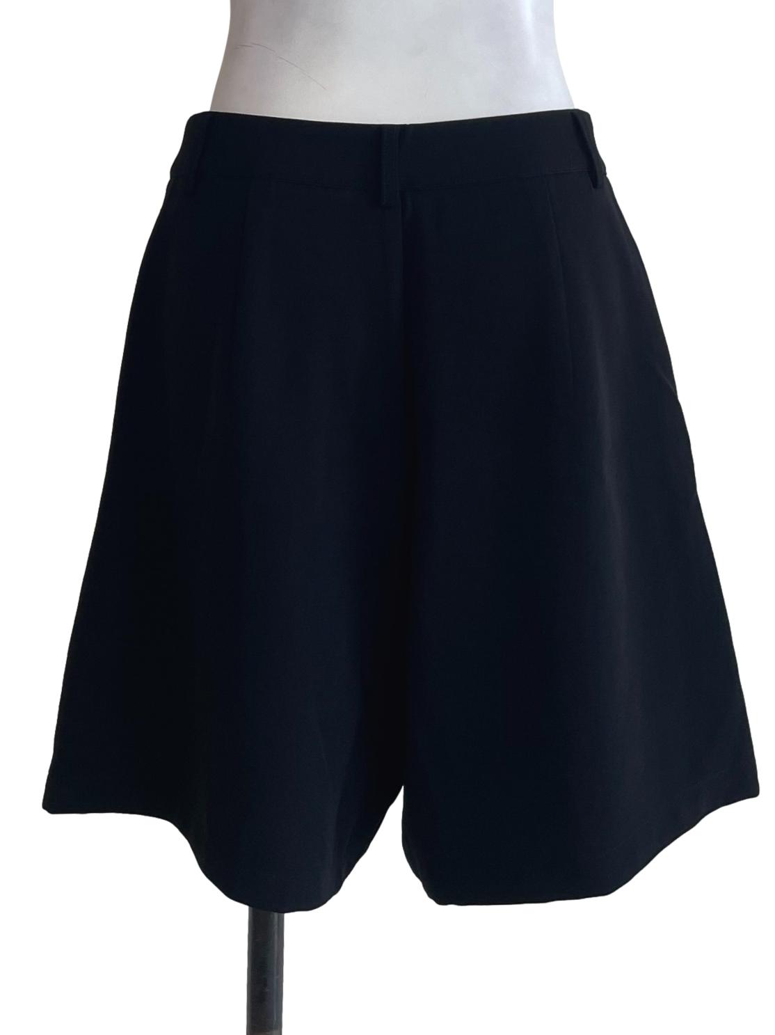 Black Flowy Shorts
