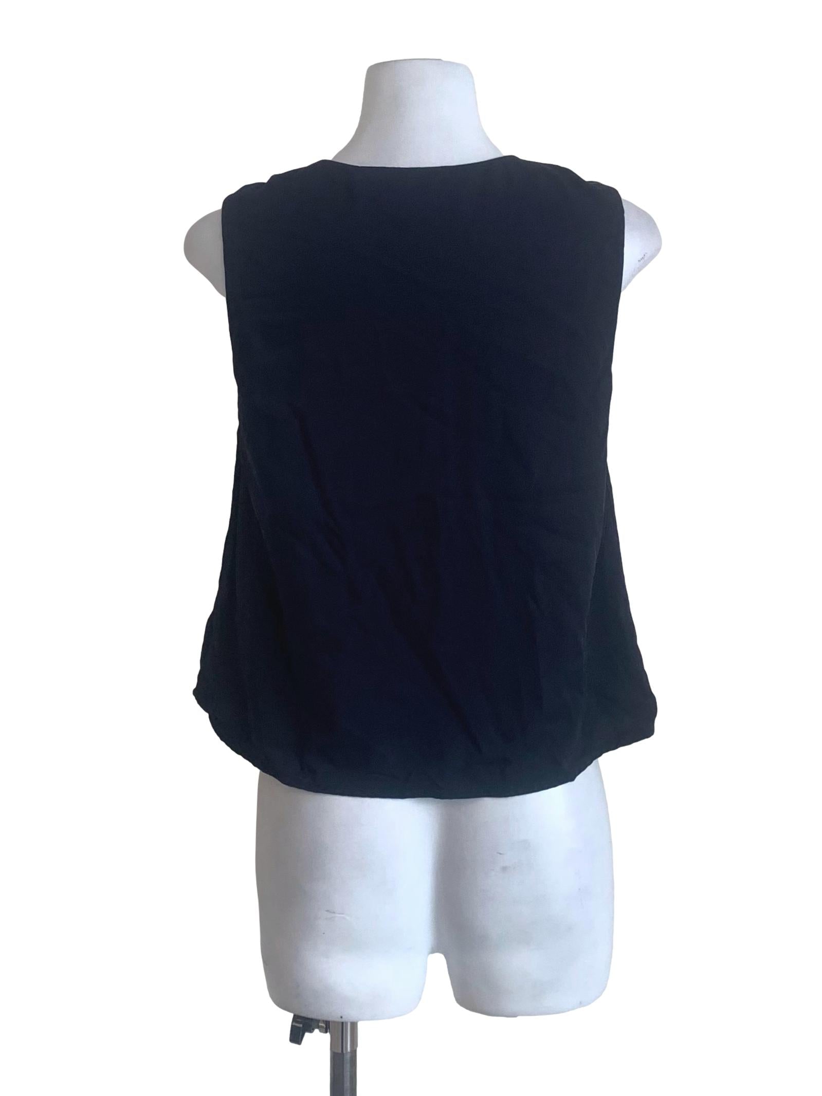 Berry Blue V Neck Top