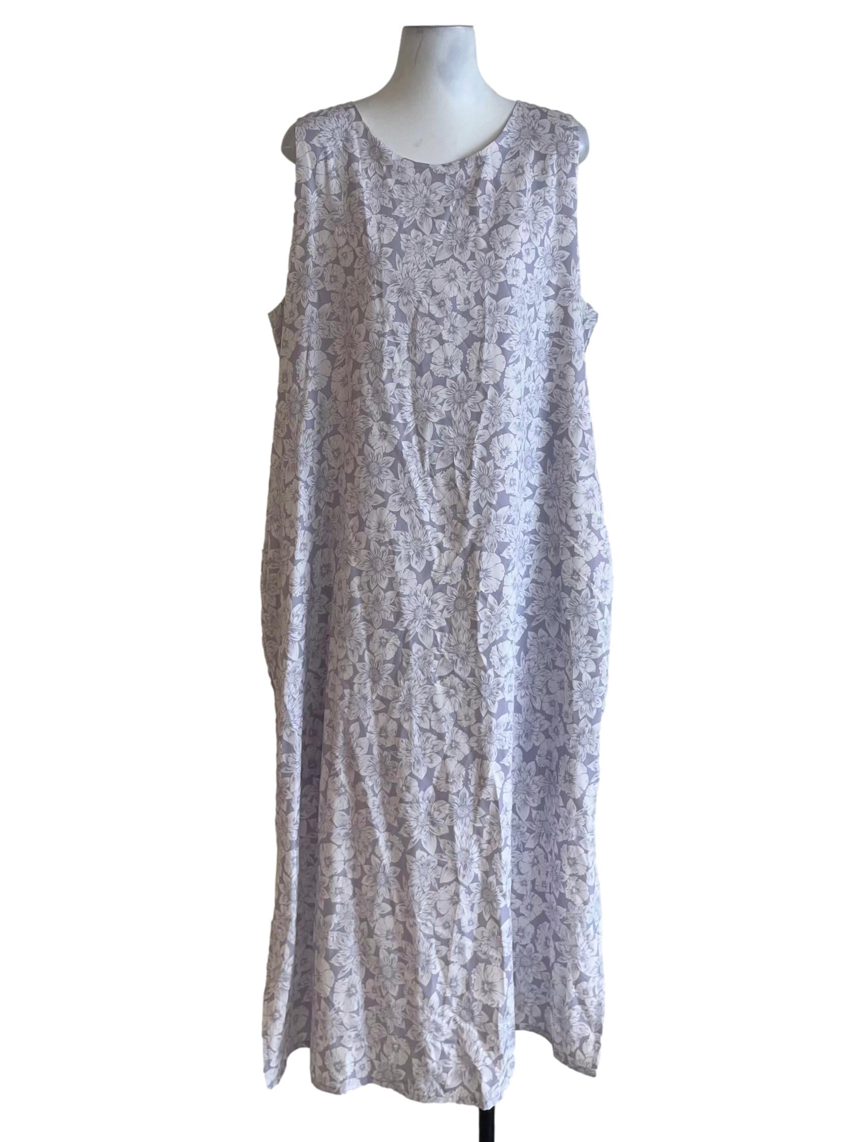 Heather Purple Floral Shift Dress