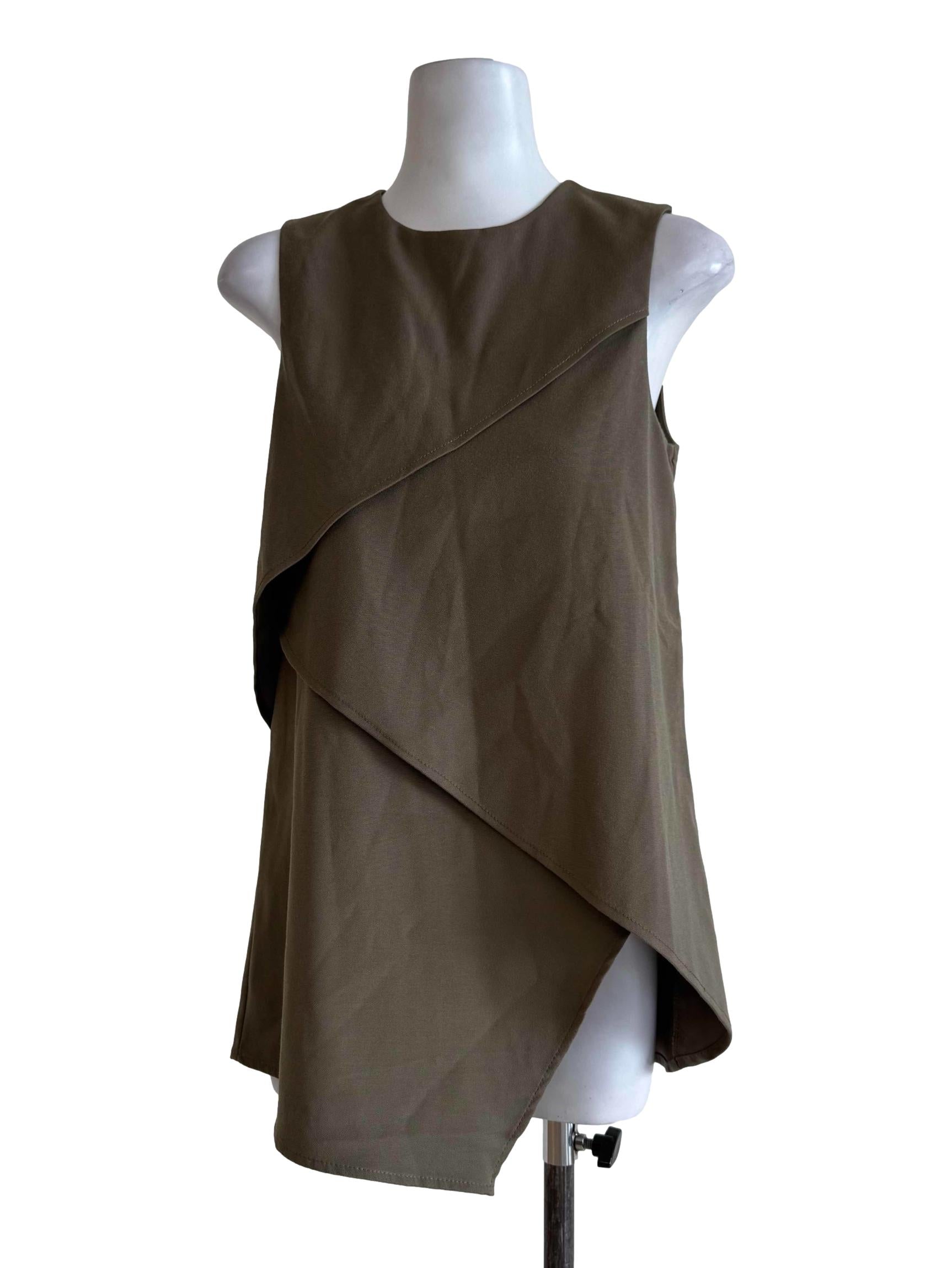 Army Green Empire Dress