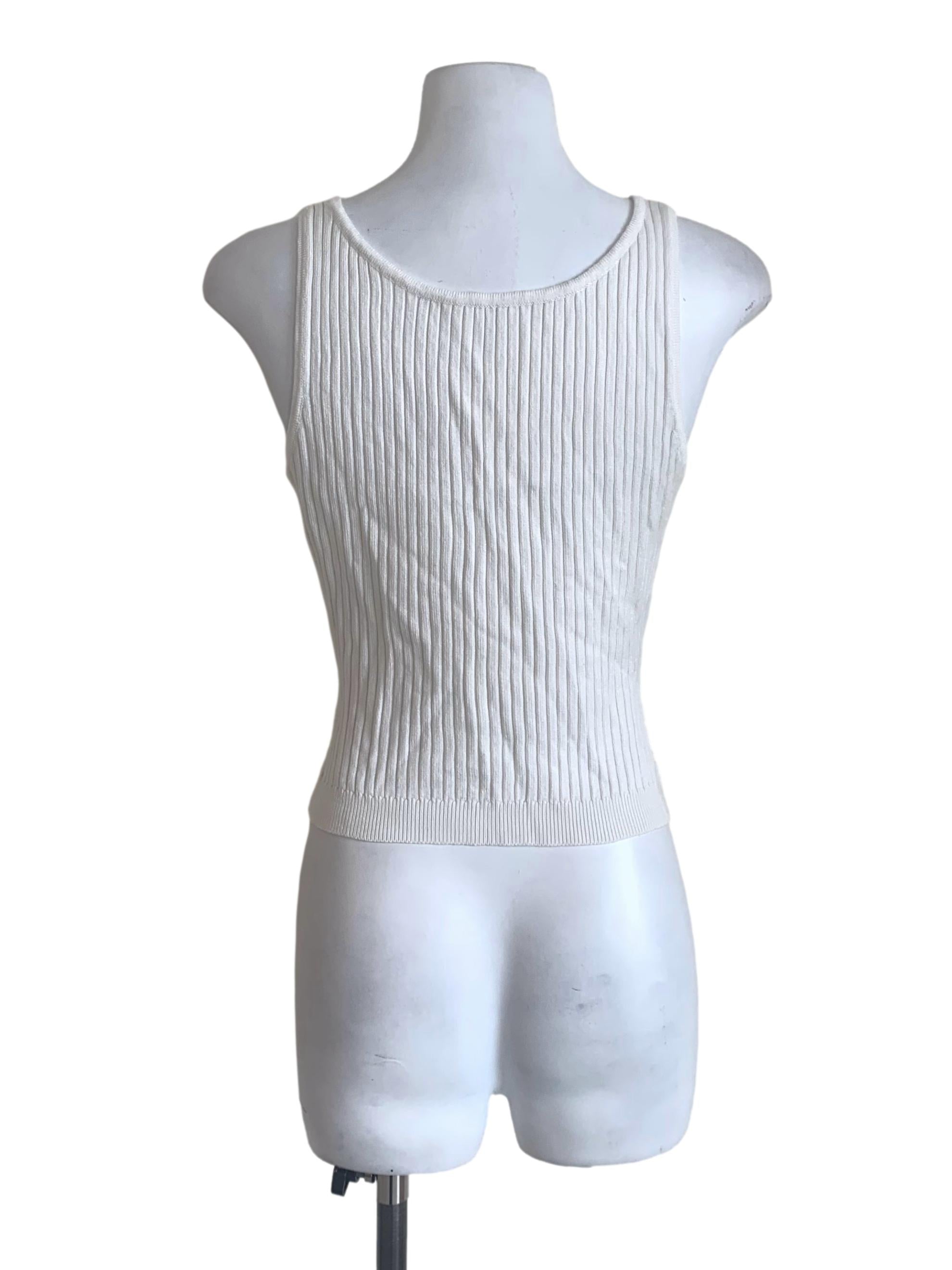 Daisy White Tank Top TCL