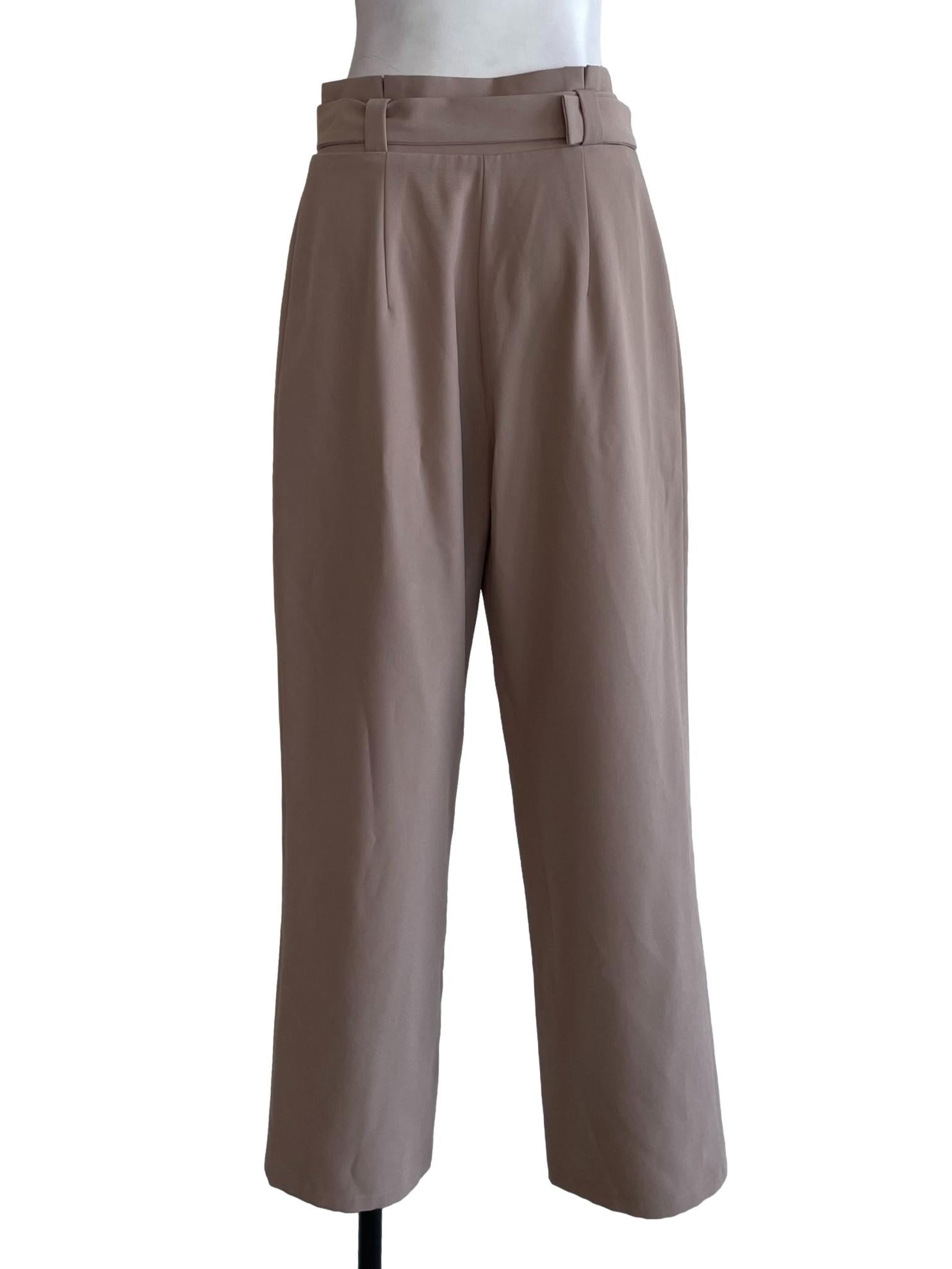 Rose Gold Straight Cut Pants