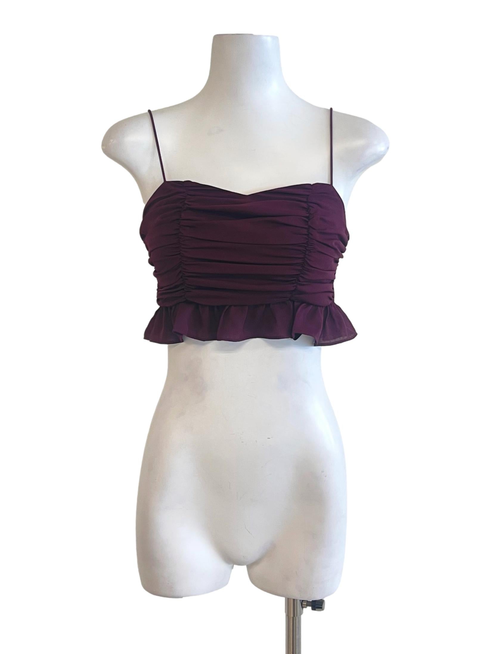 Plum Spaghetti Strap Top