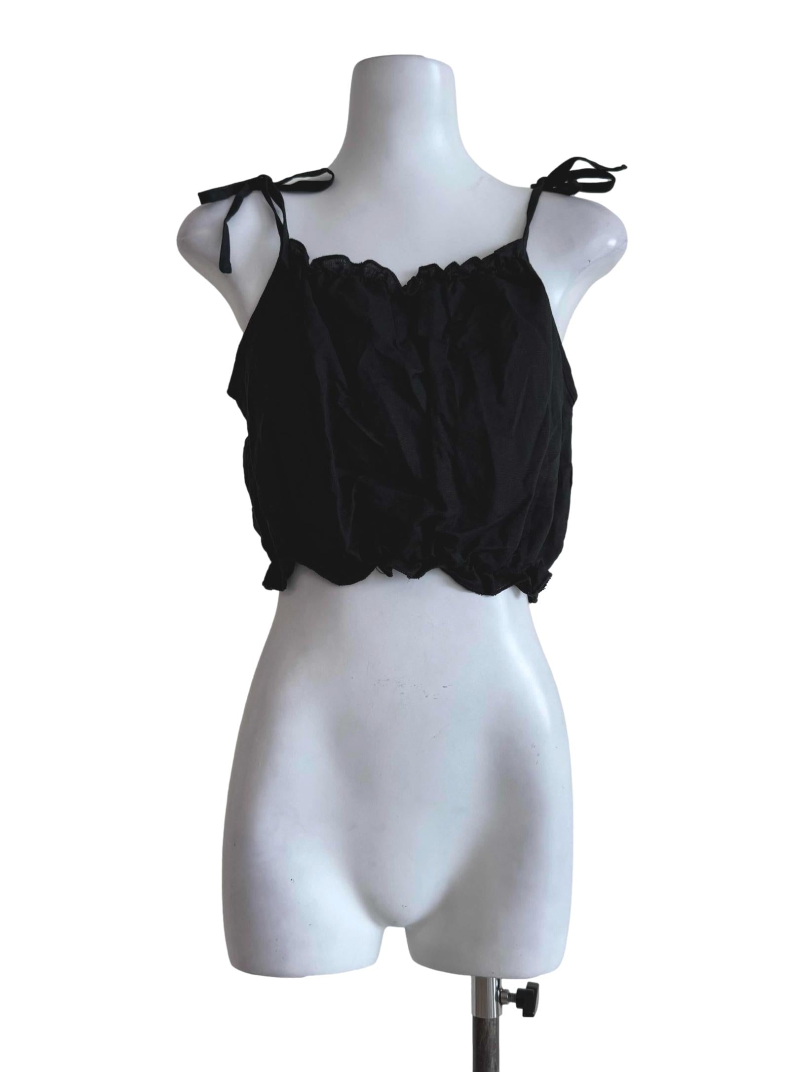 Onyx Black Sleeveless Top