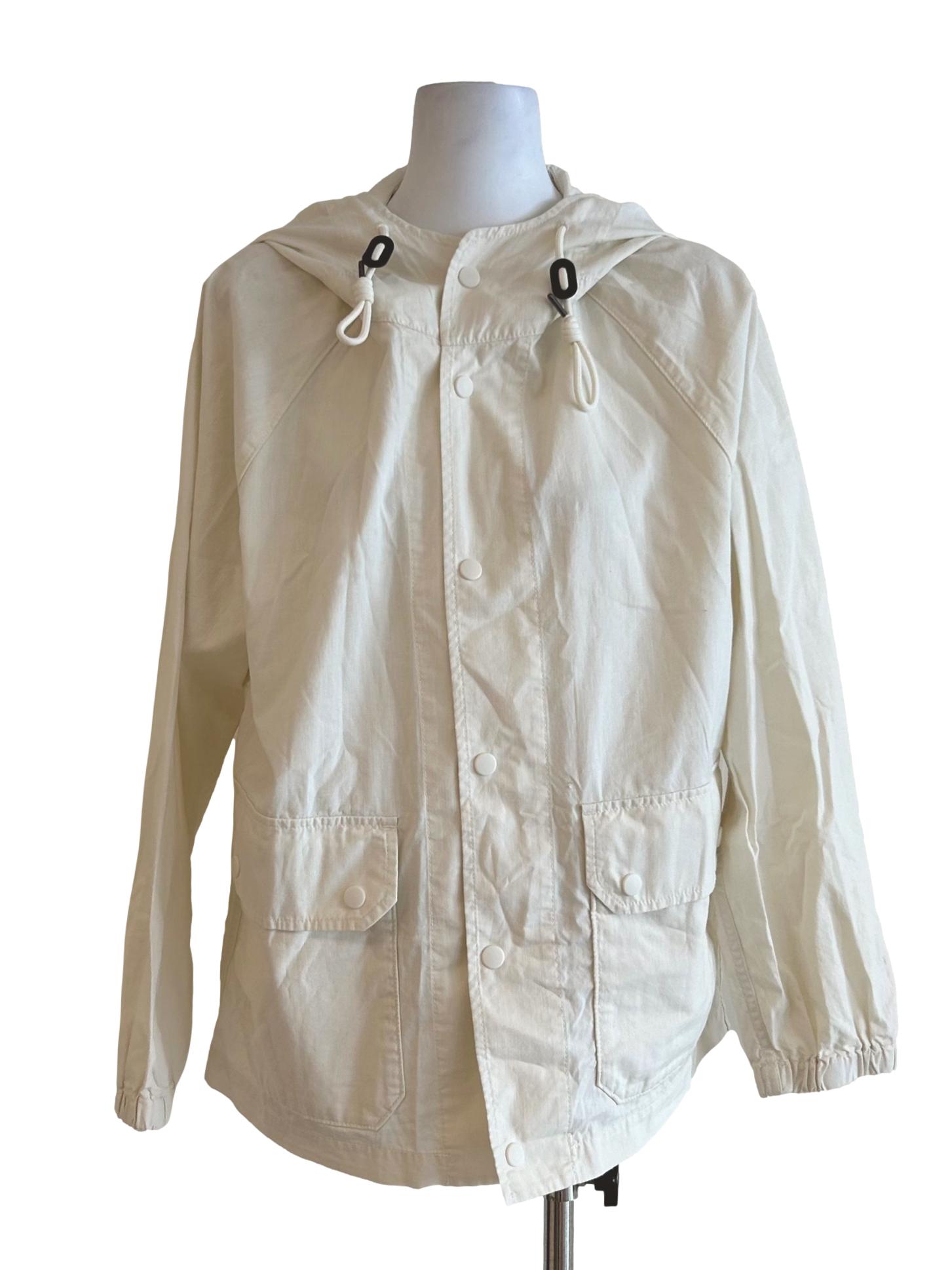 Ivory White Parka Jacket