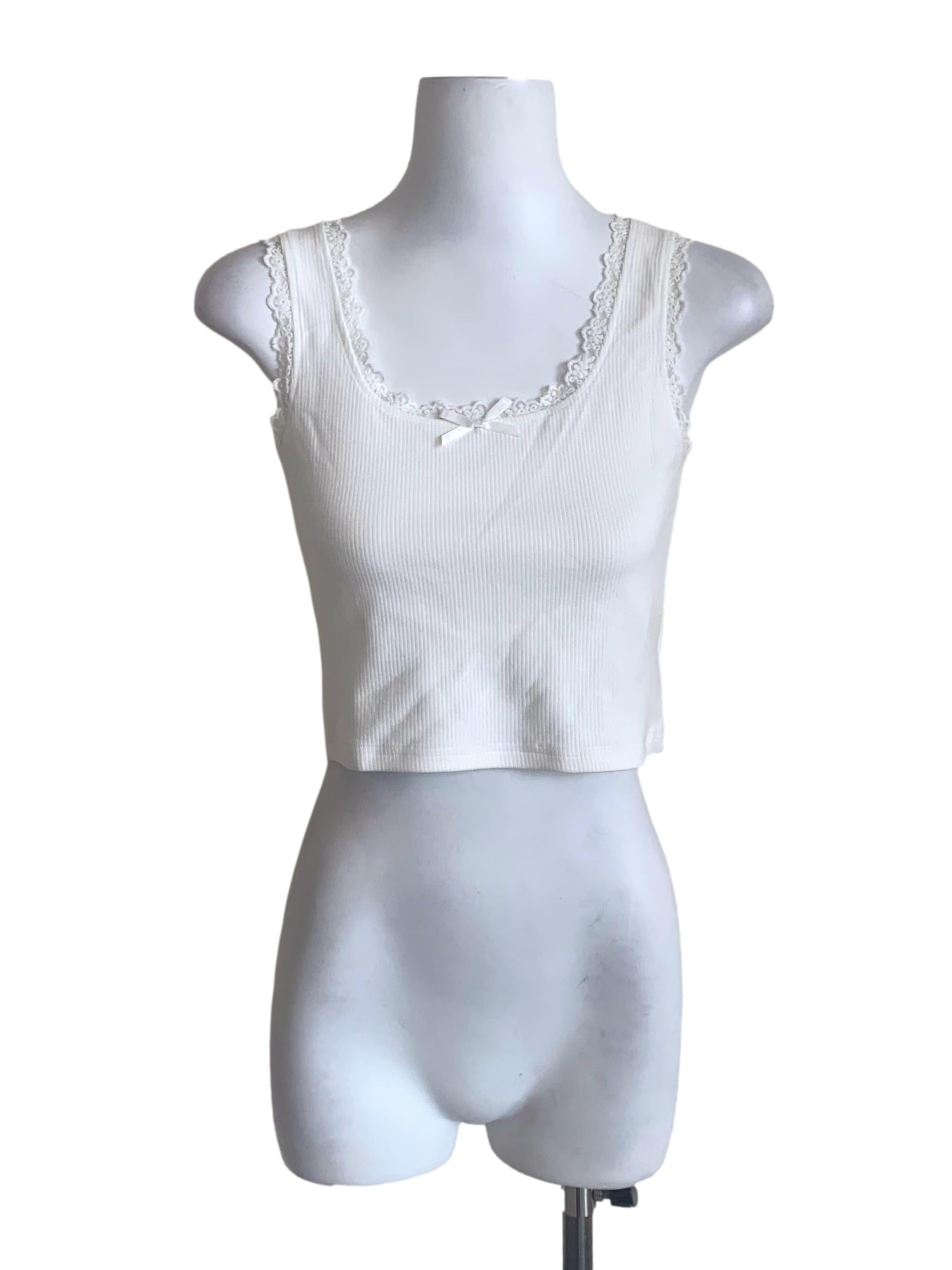 Chiffon White Lace Top