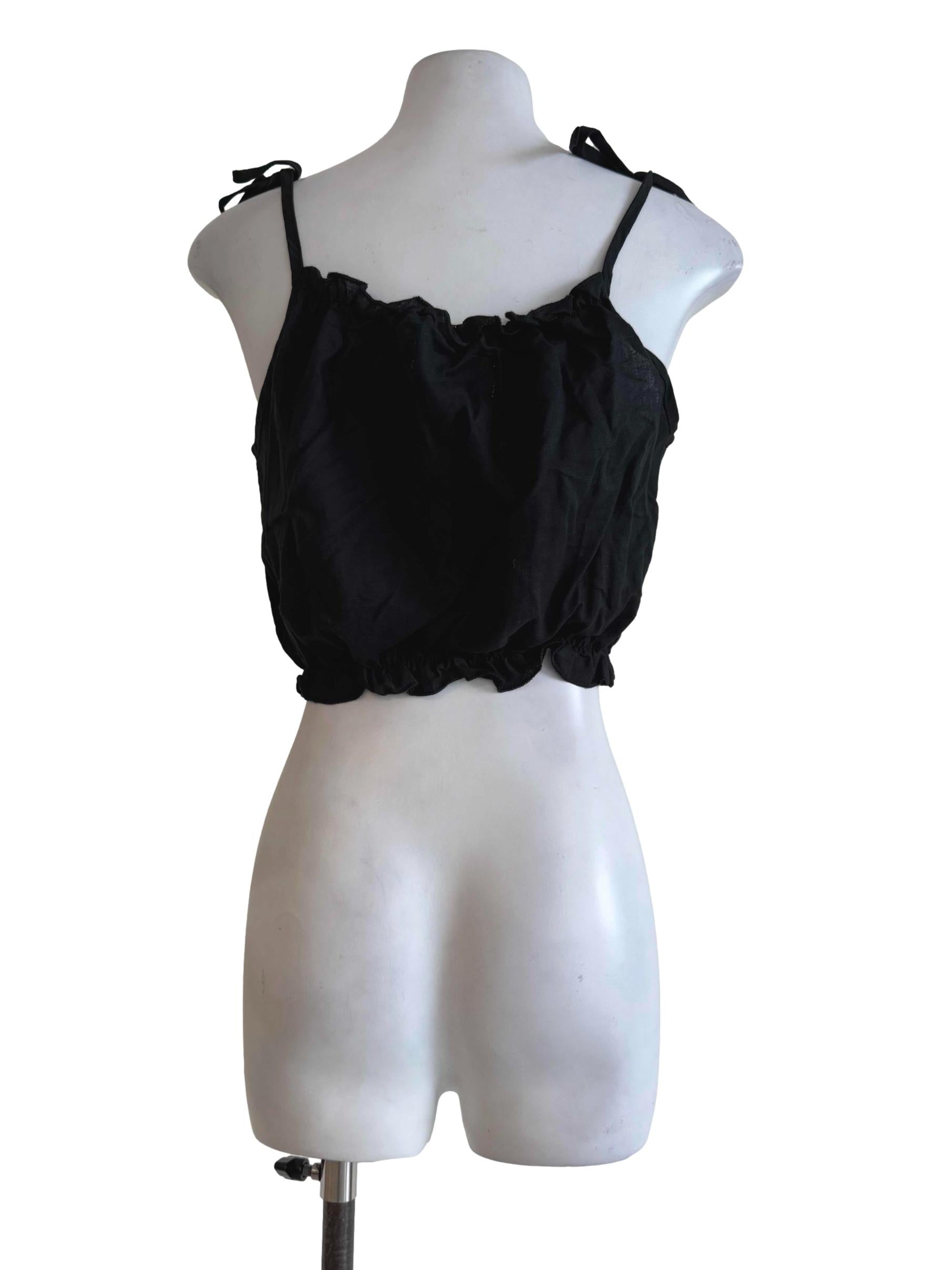 Onyx Black Sleeveless Top