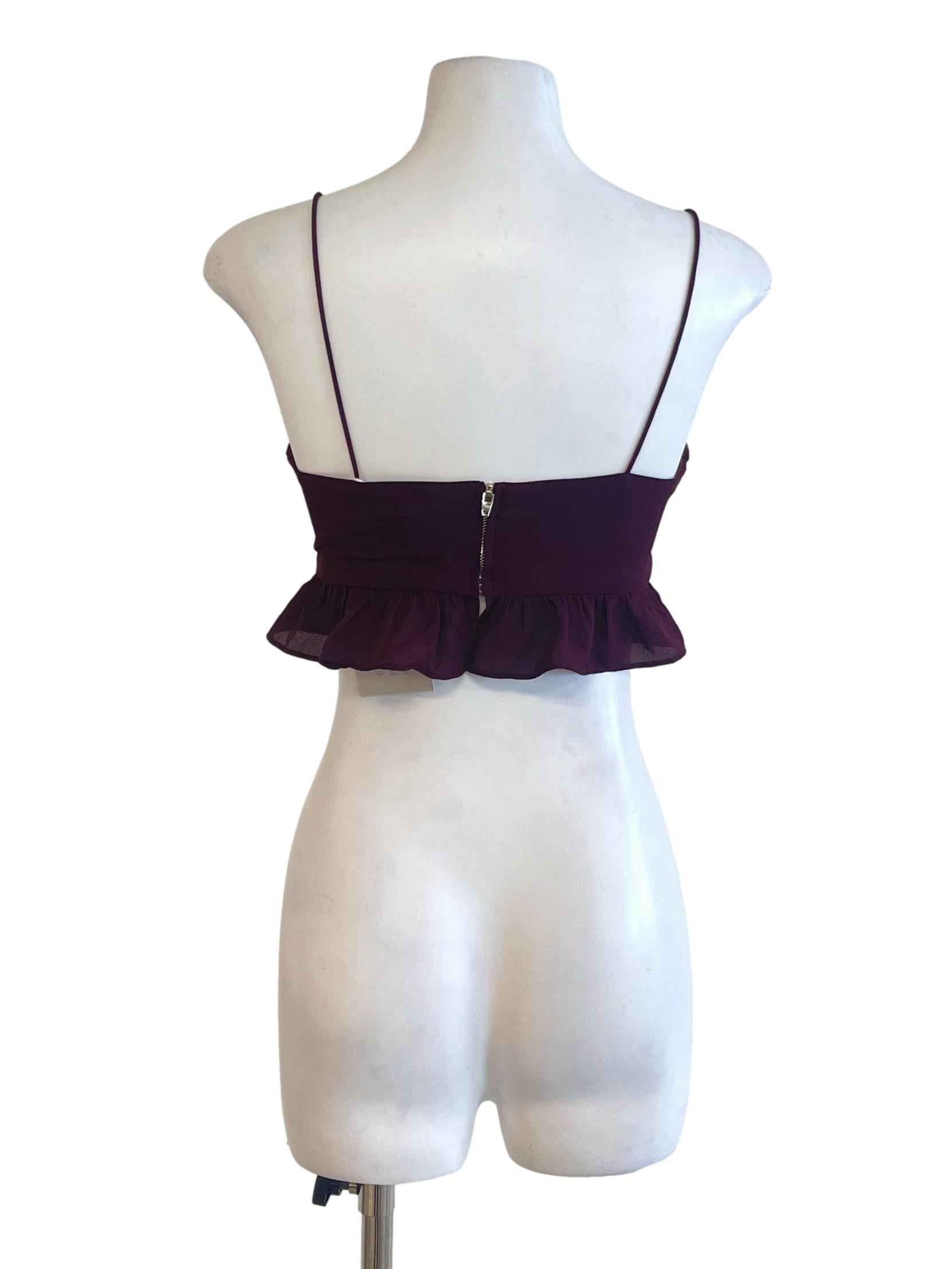 Plum Spaghetti Strap Top