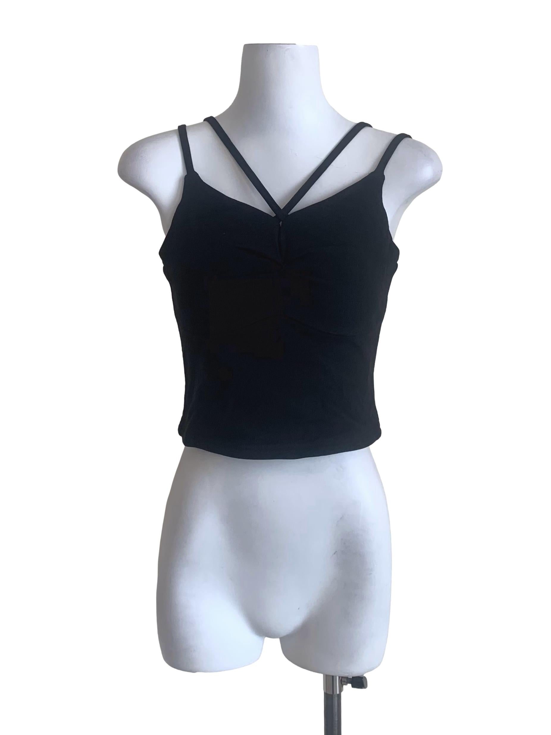 Oil Black Tank Top