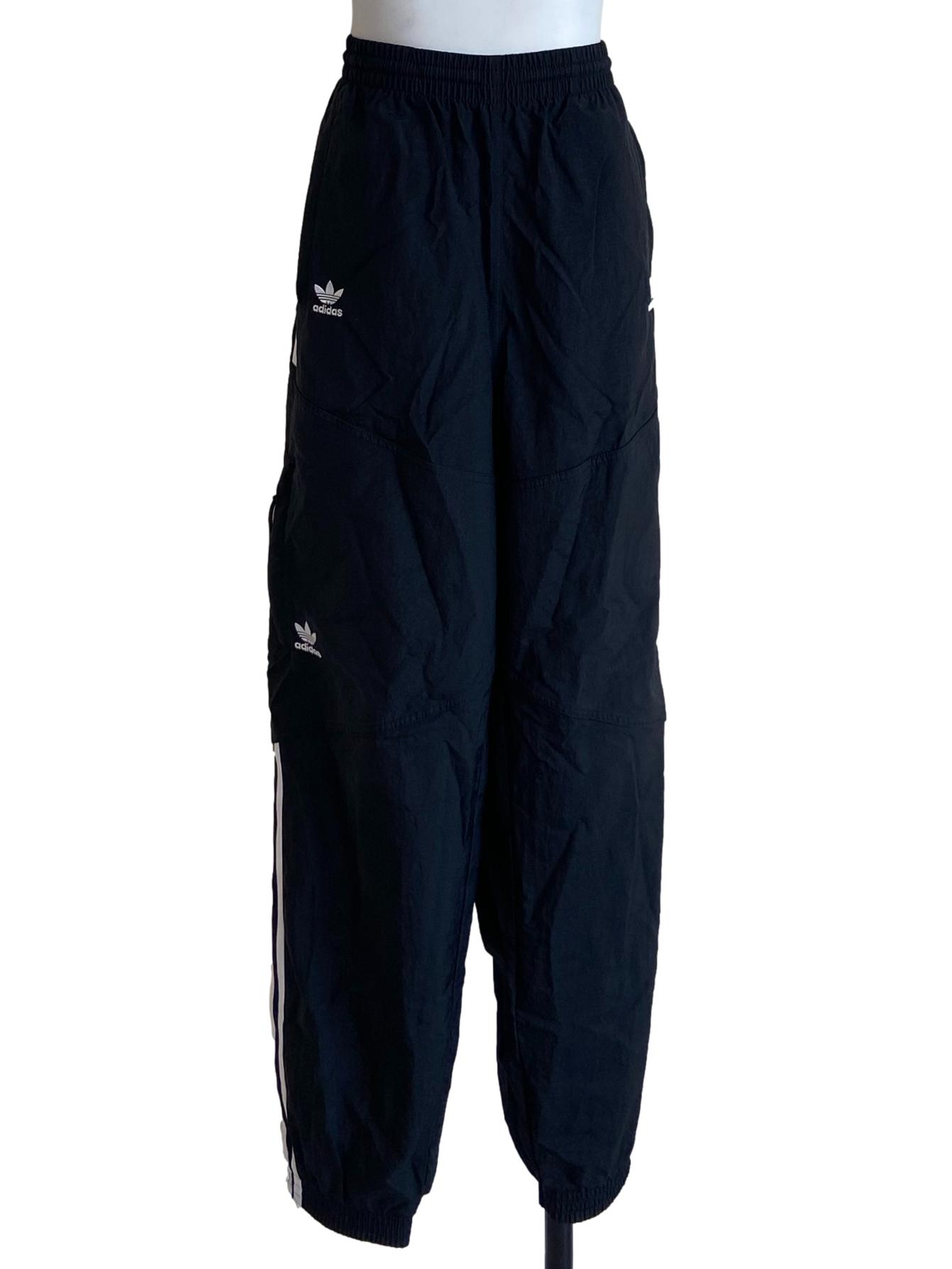 Black & White Stripe Jogger Pants