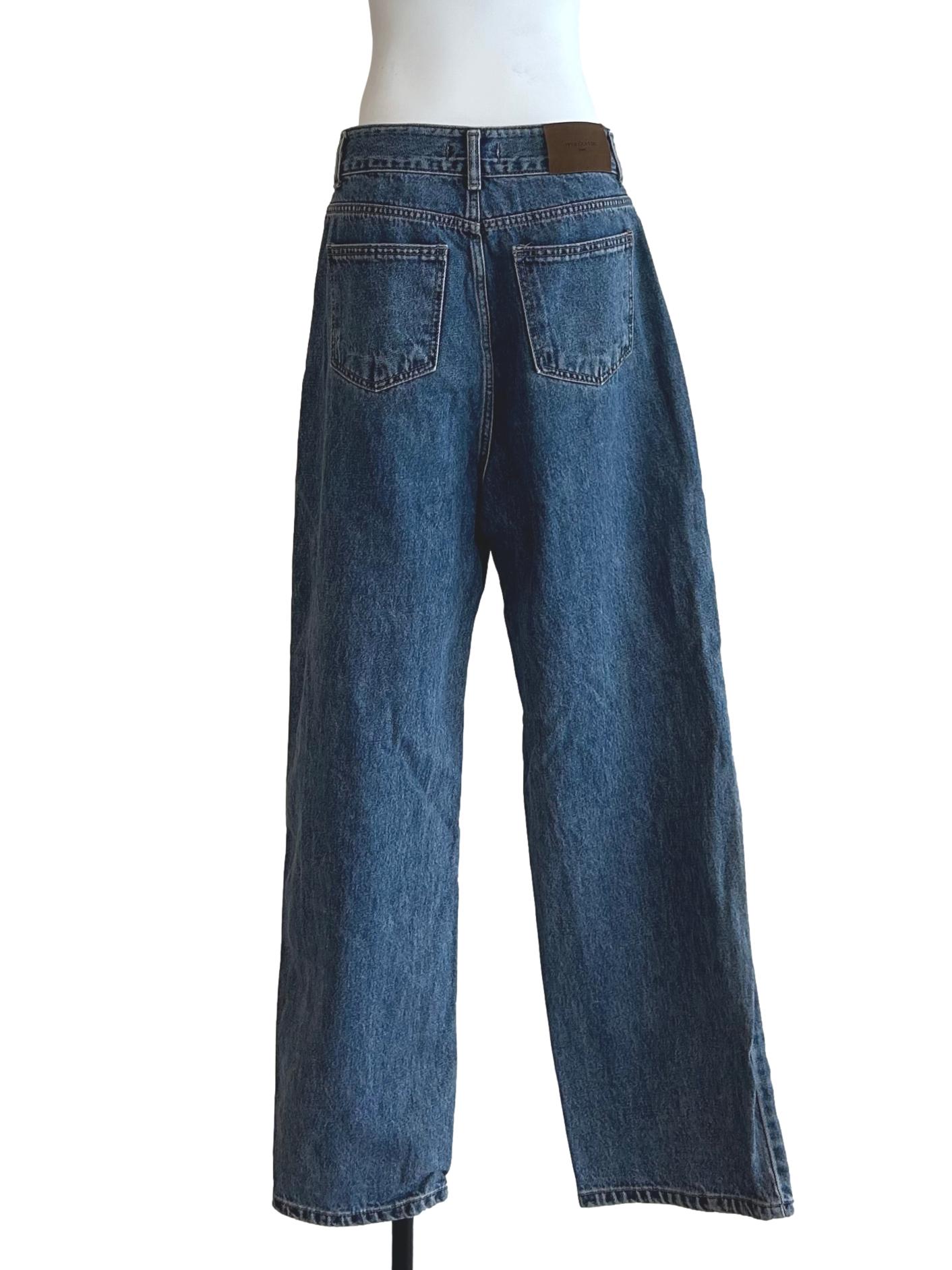 Deep Blue High Waist Jeans