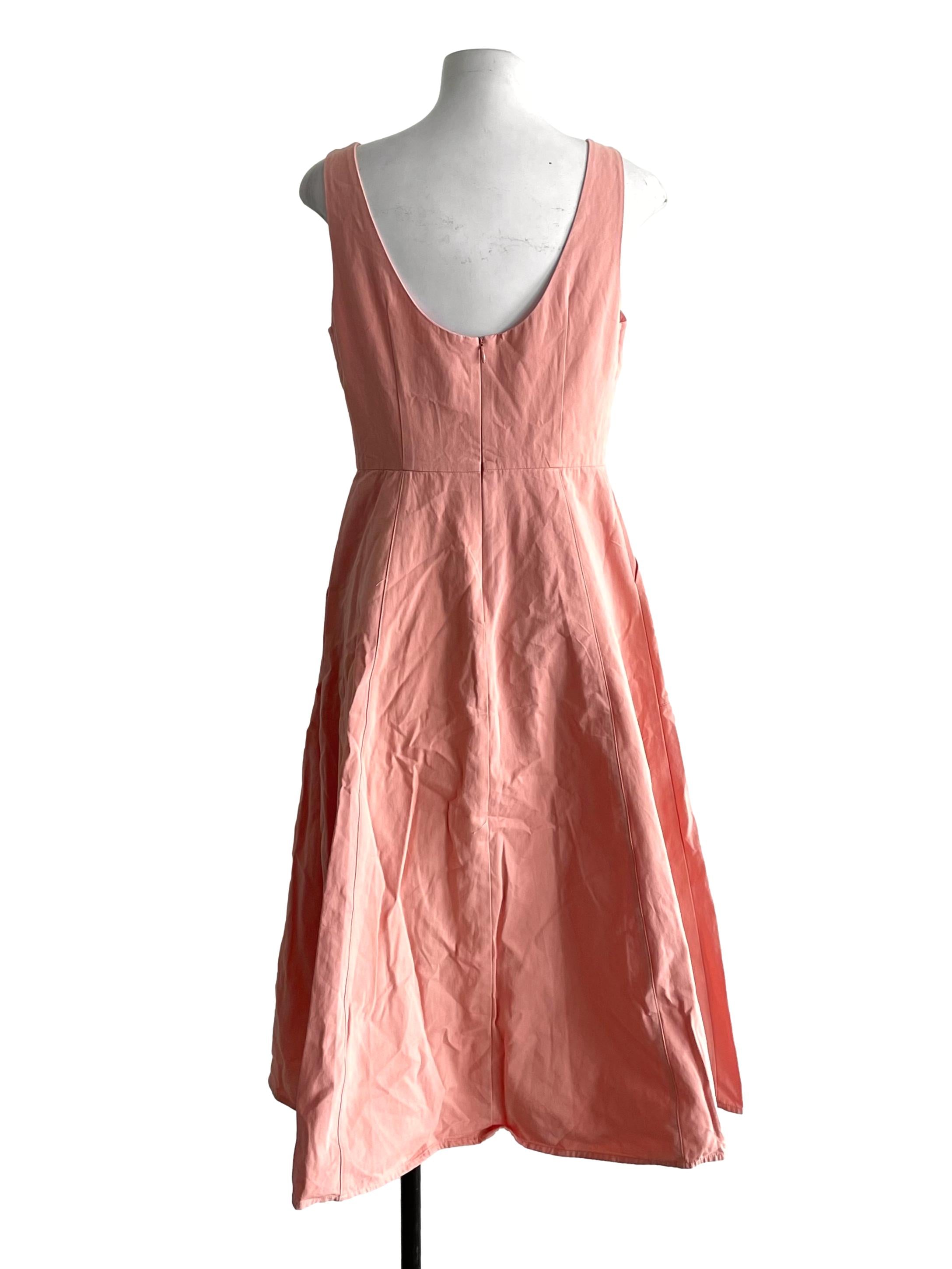 Scoop-Neck Midi Dress OSN