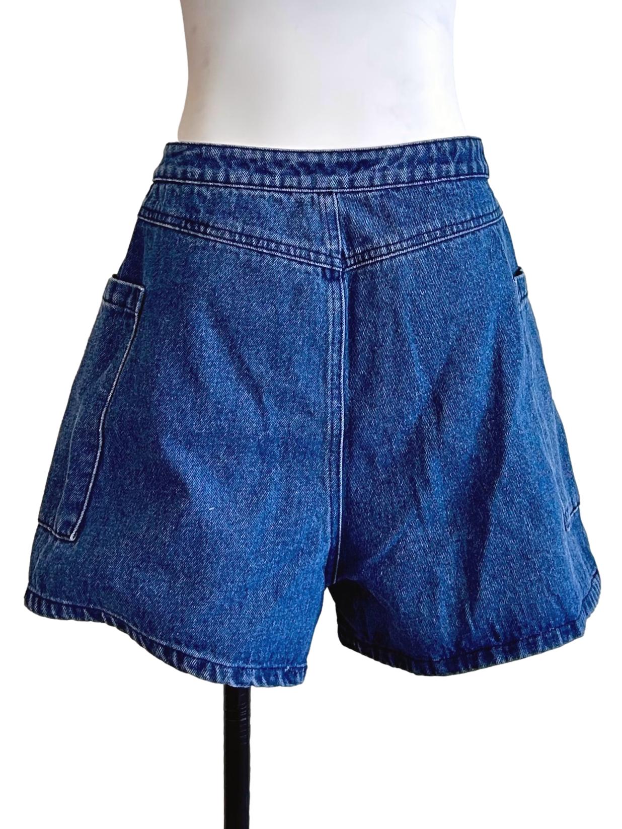 Dark Blue Denim Shorts TCL