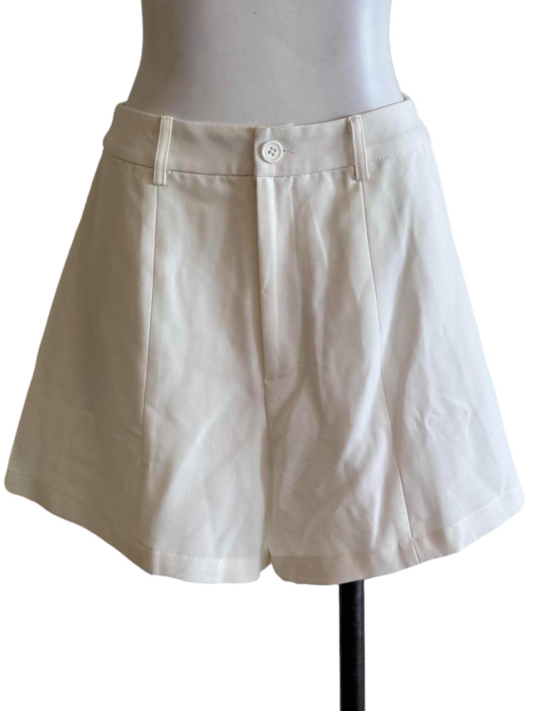 Pure White Short Pants