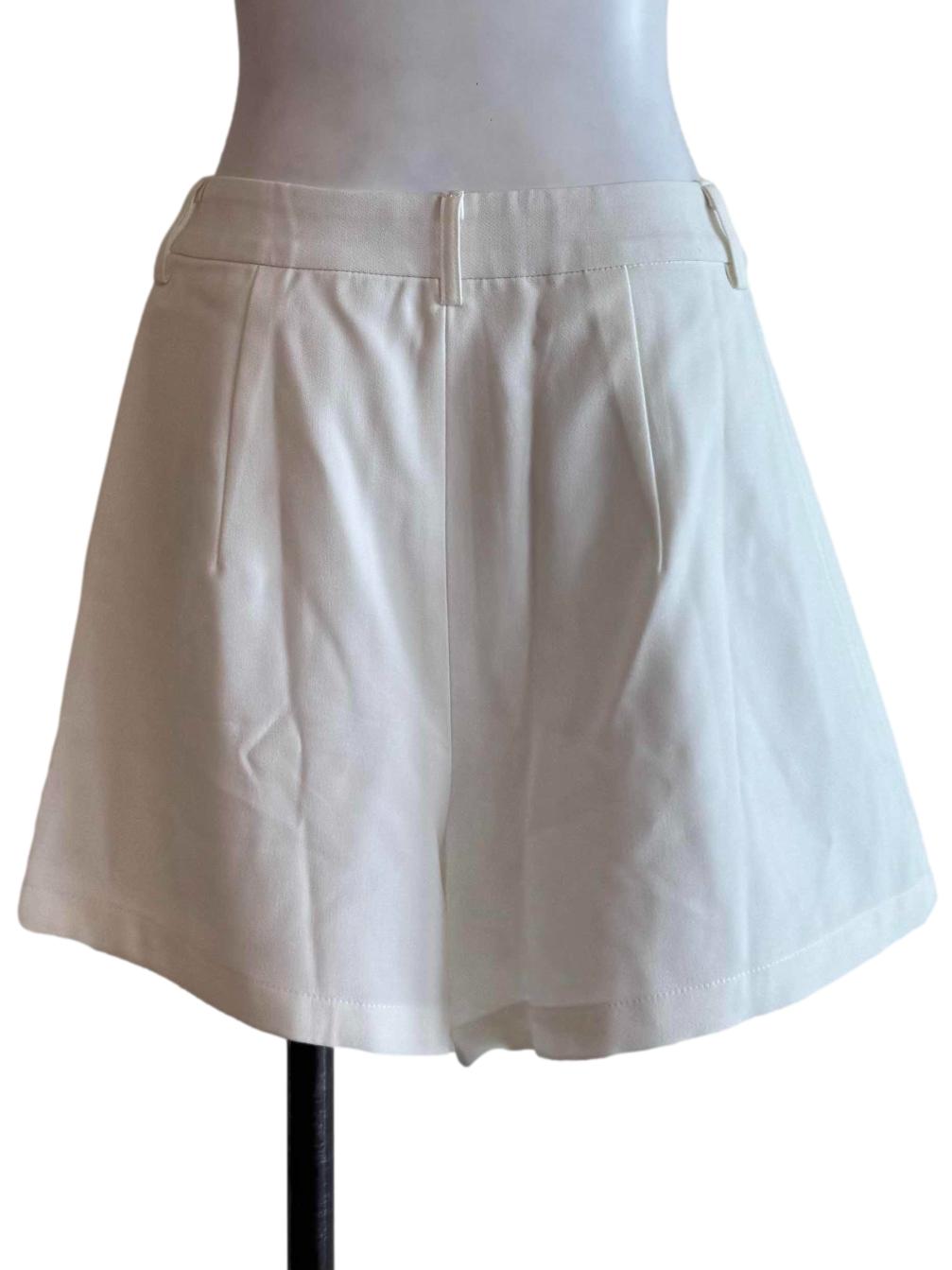 Pure White Short Pants