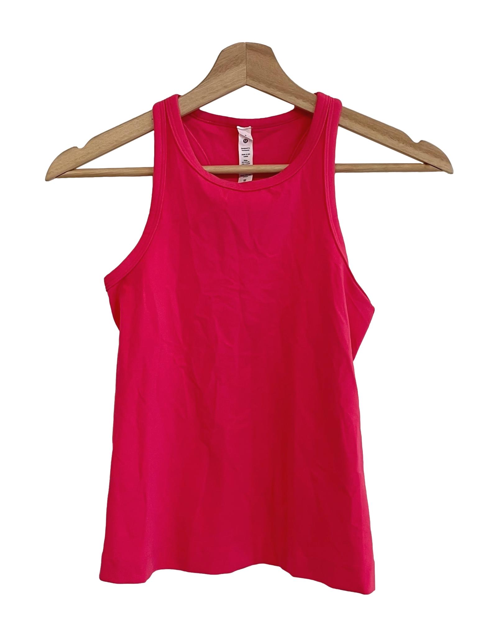 Hot Pink Slim Tank Top