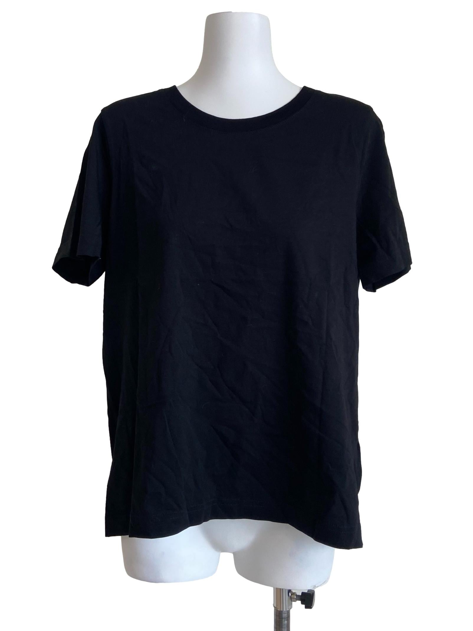Black Regular Basic Tee