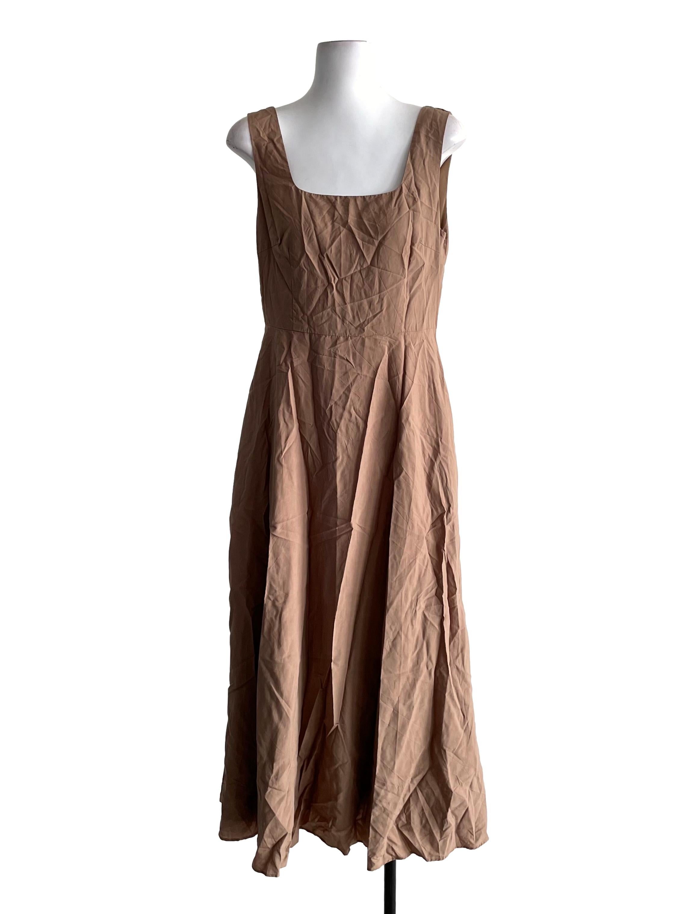 Square-Neck Maxi Dress OSN