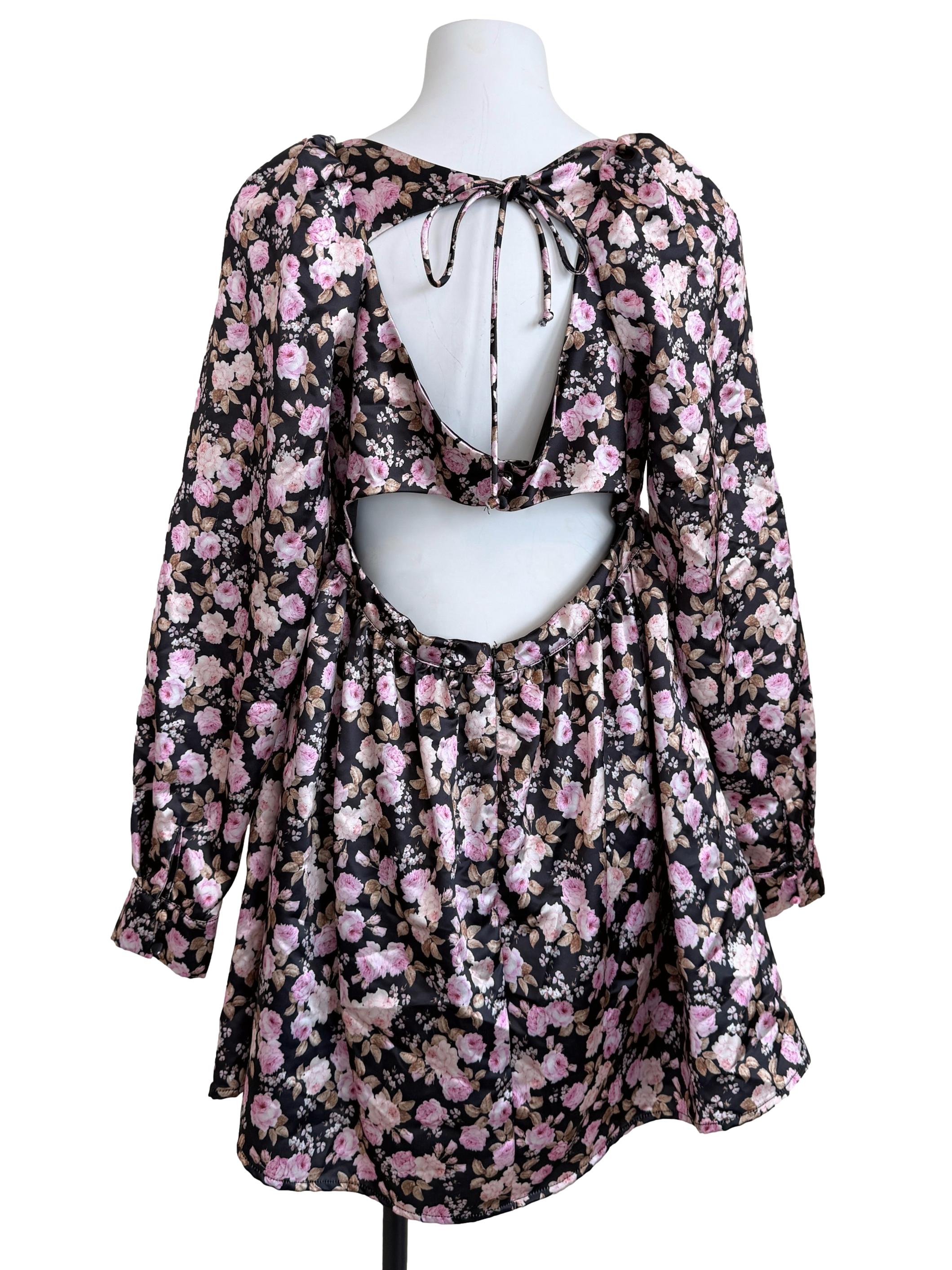 Multicolor Flower Printed Dress