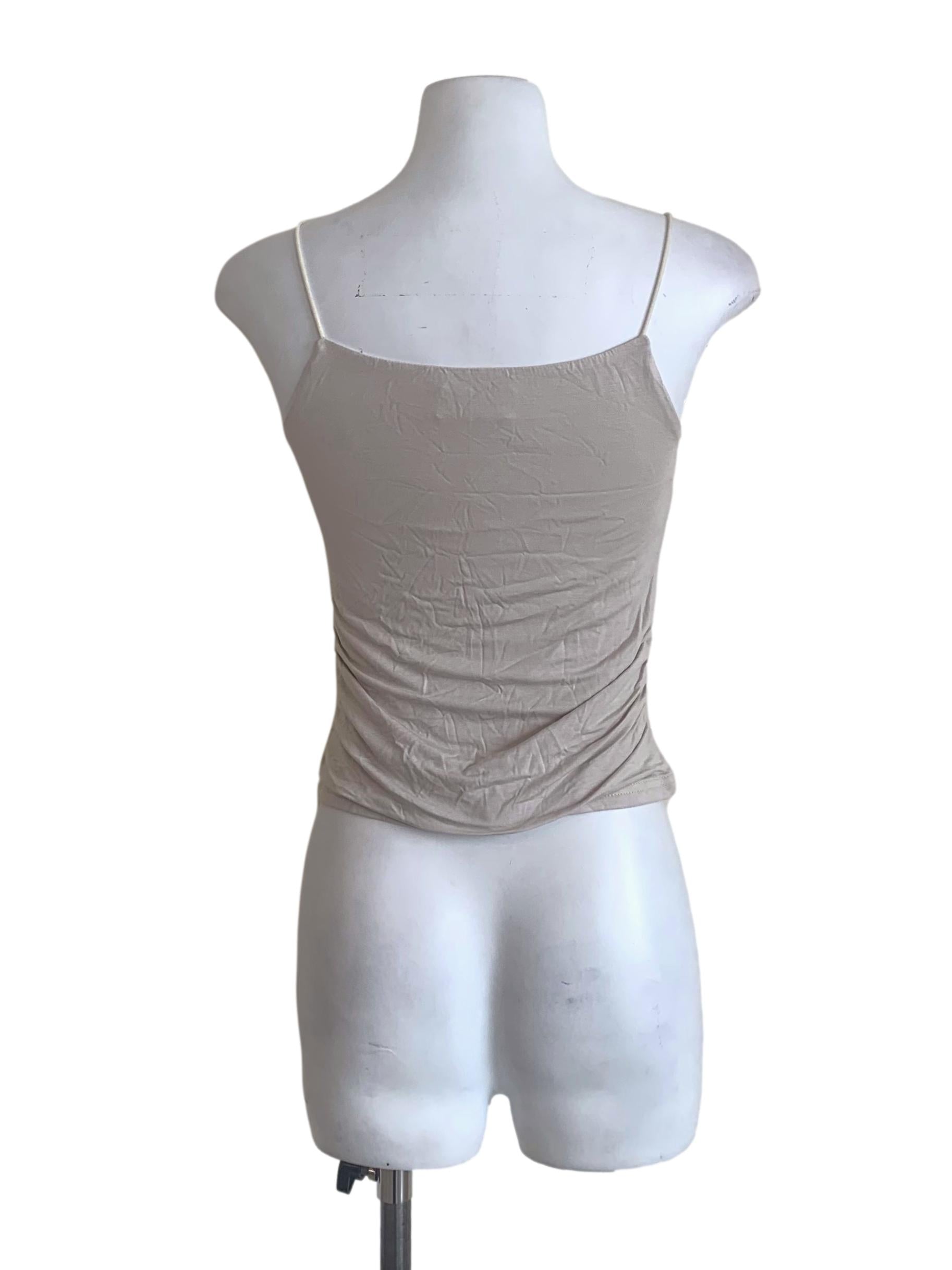 Fossil Grey Singlet Top