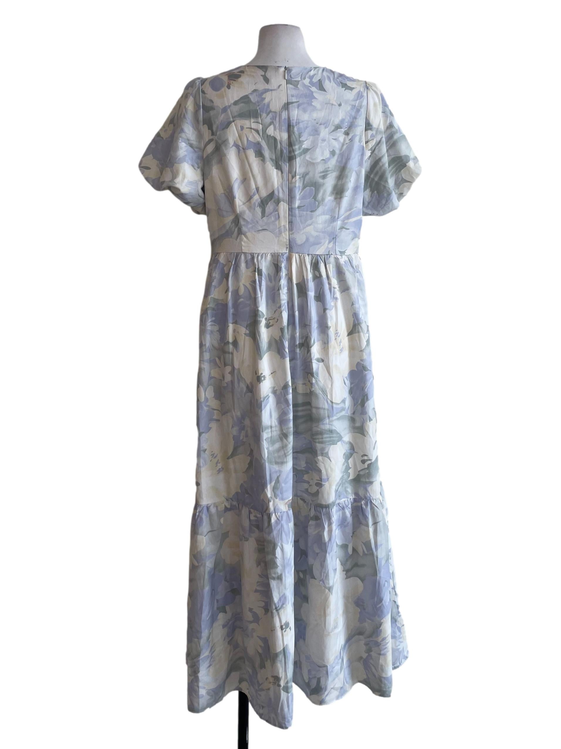 Pastel Color Floral Dress