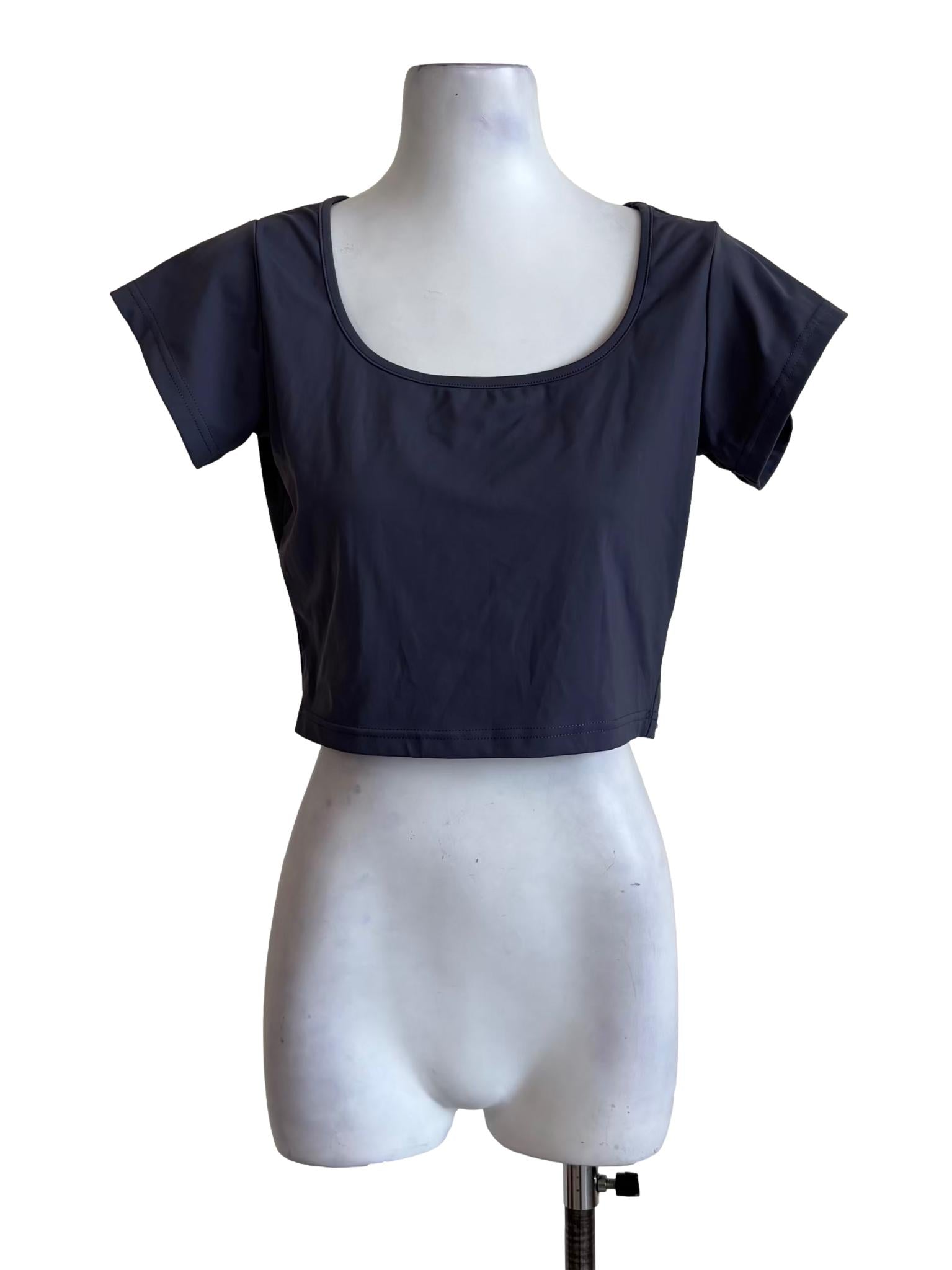 Charcoal Scoop Tank Top