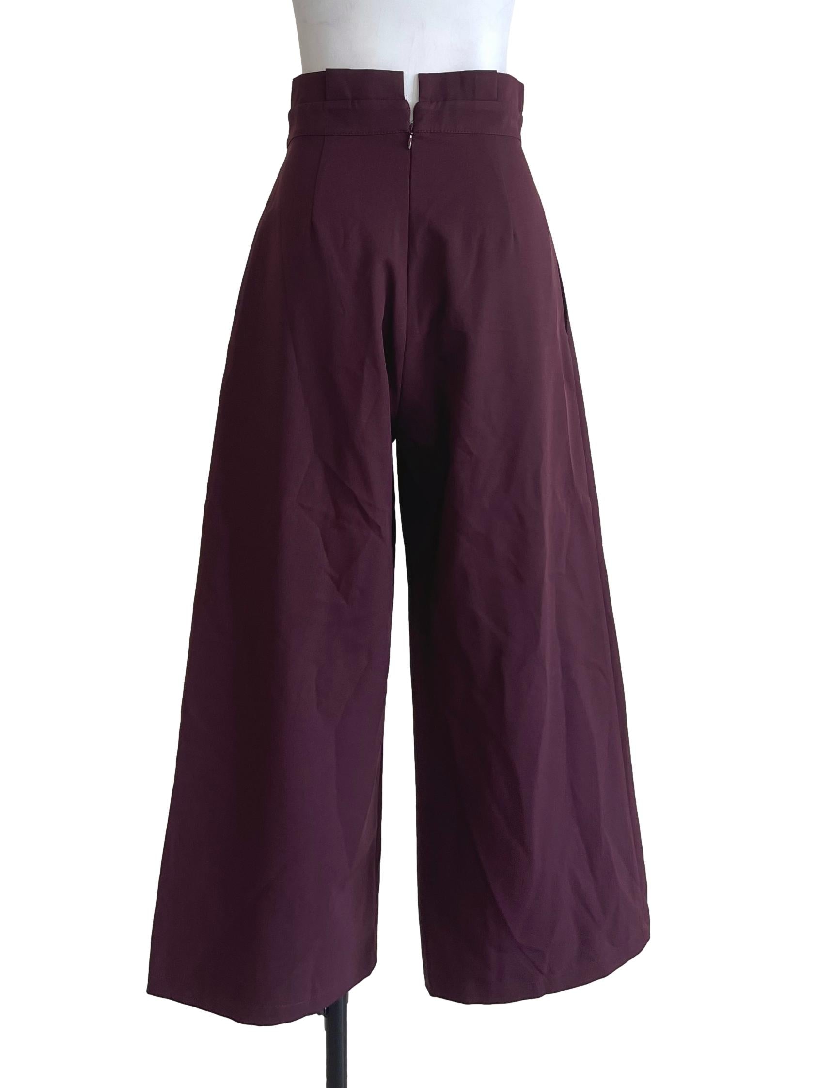 Plum Straight Cut Pants