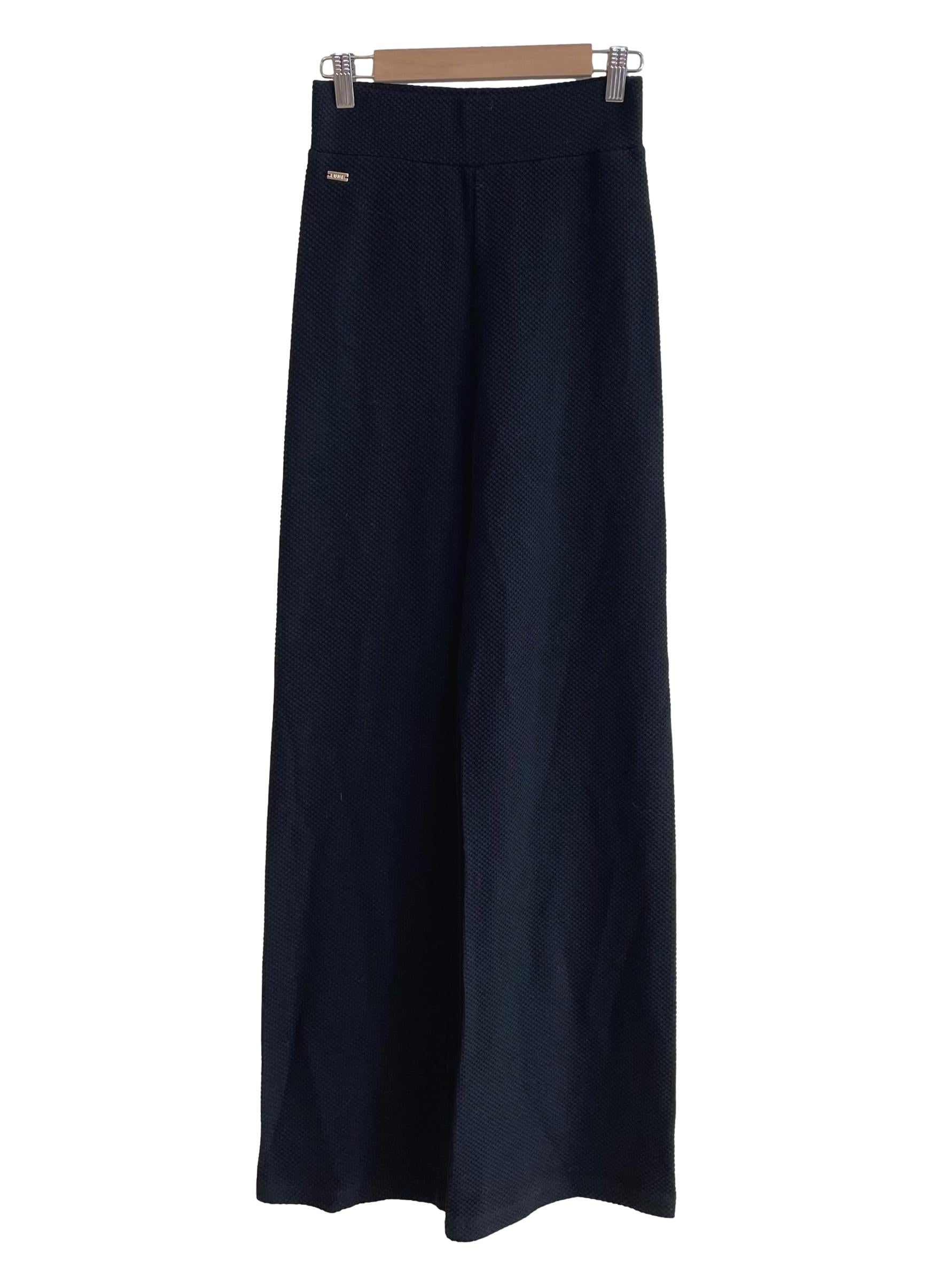 Charcoal Waffle High Waist Pants