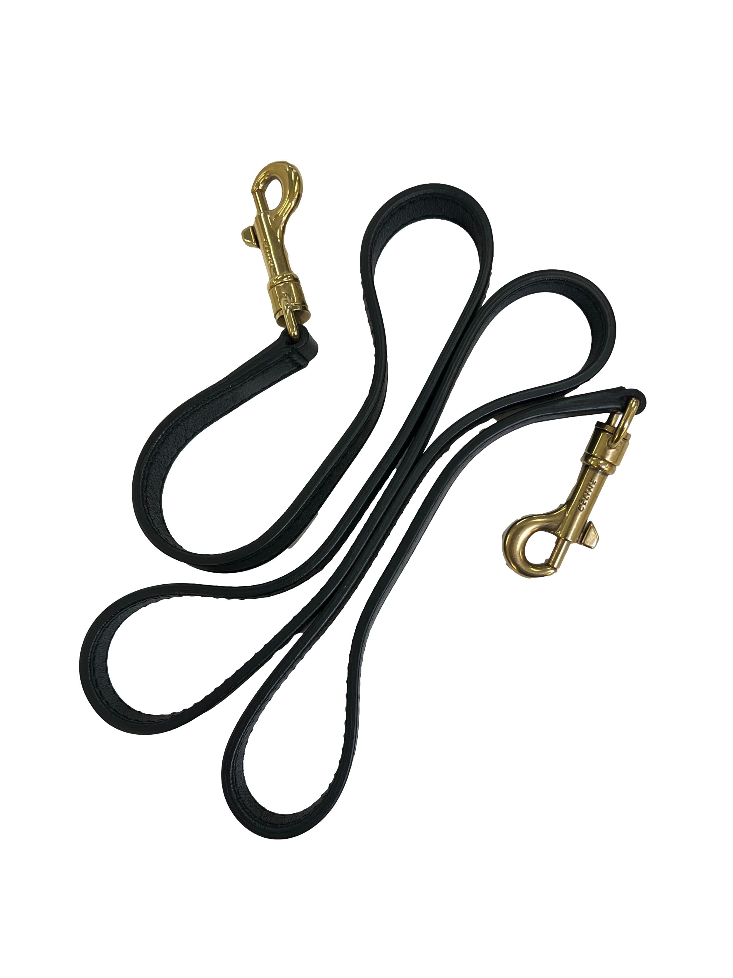 White Leather Celine Mini Lugge Handbag CSN