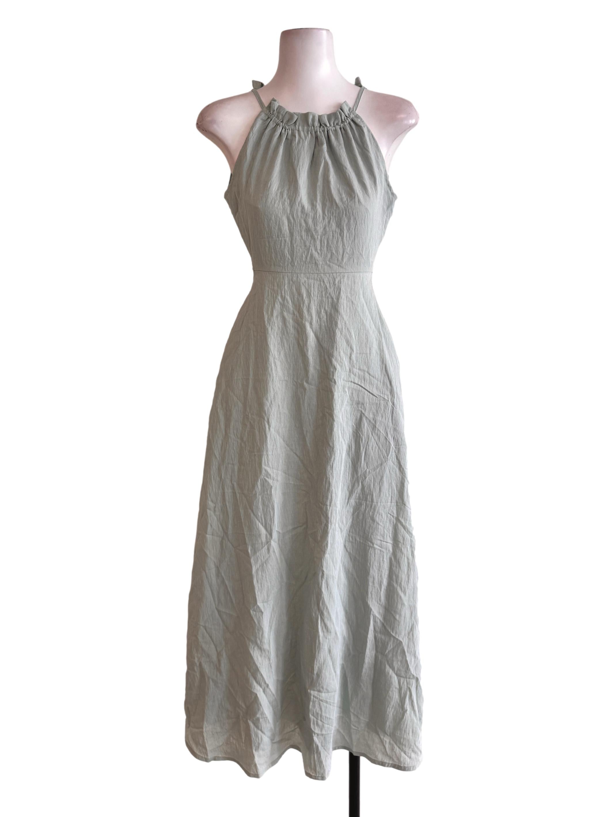 Pistachio Green Textured Dress