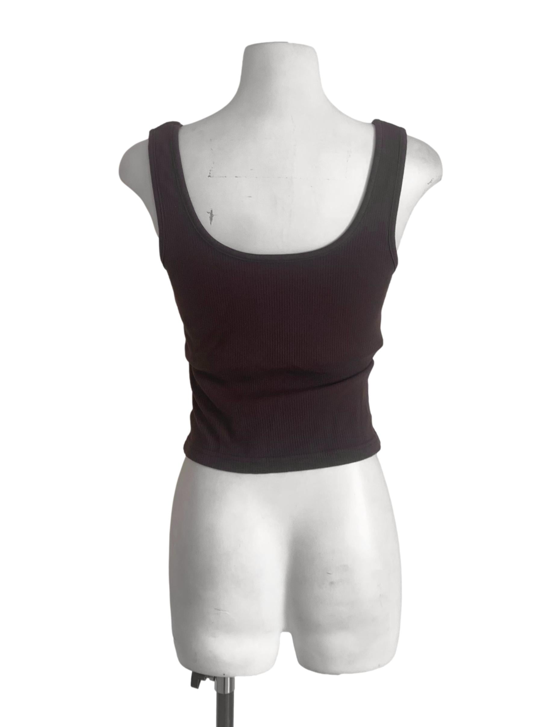 Wood Brown Tank Top