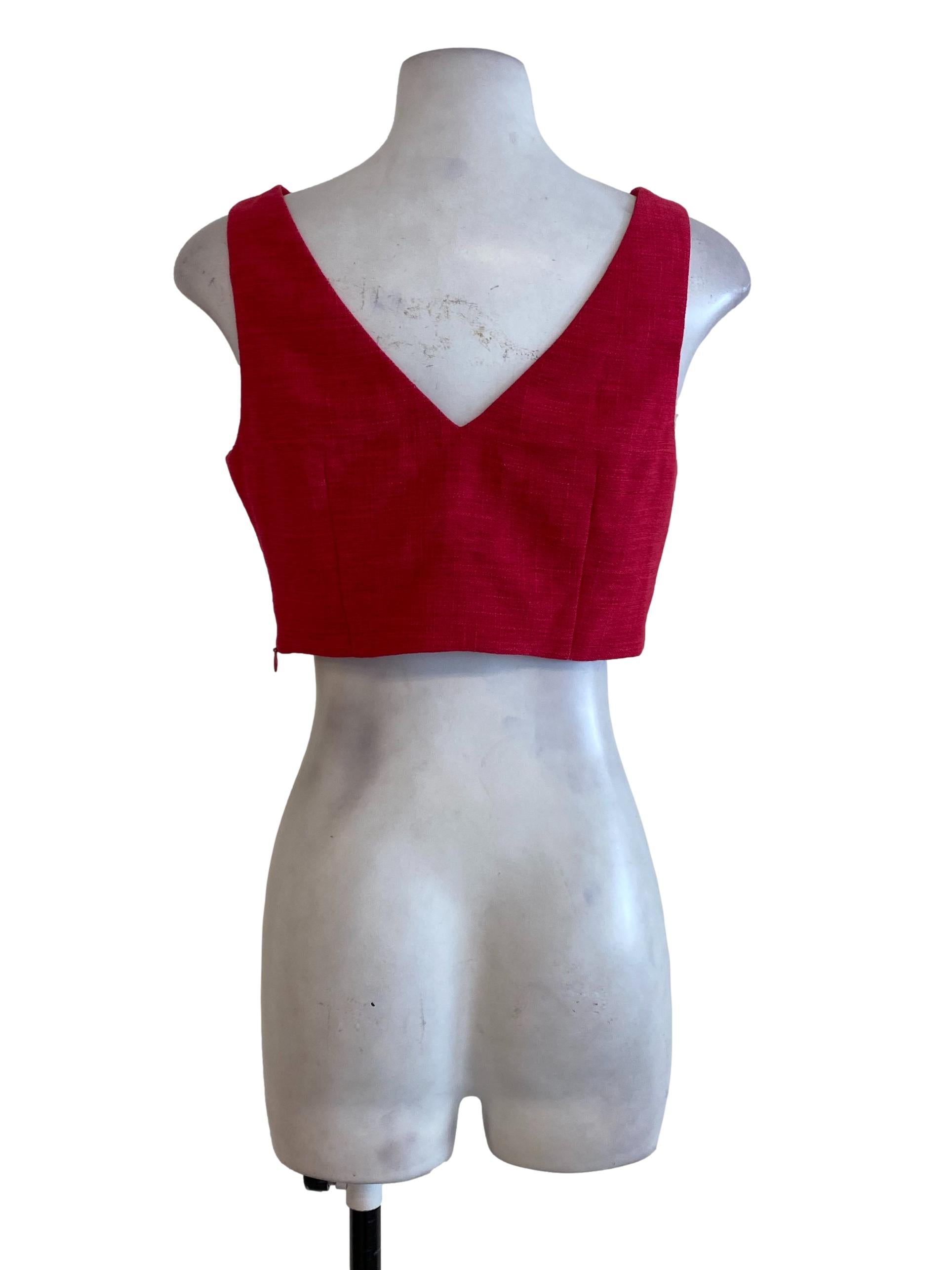 Hot Pink Twill Top LB