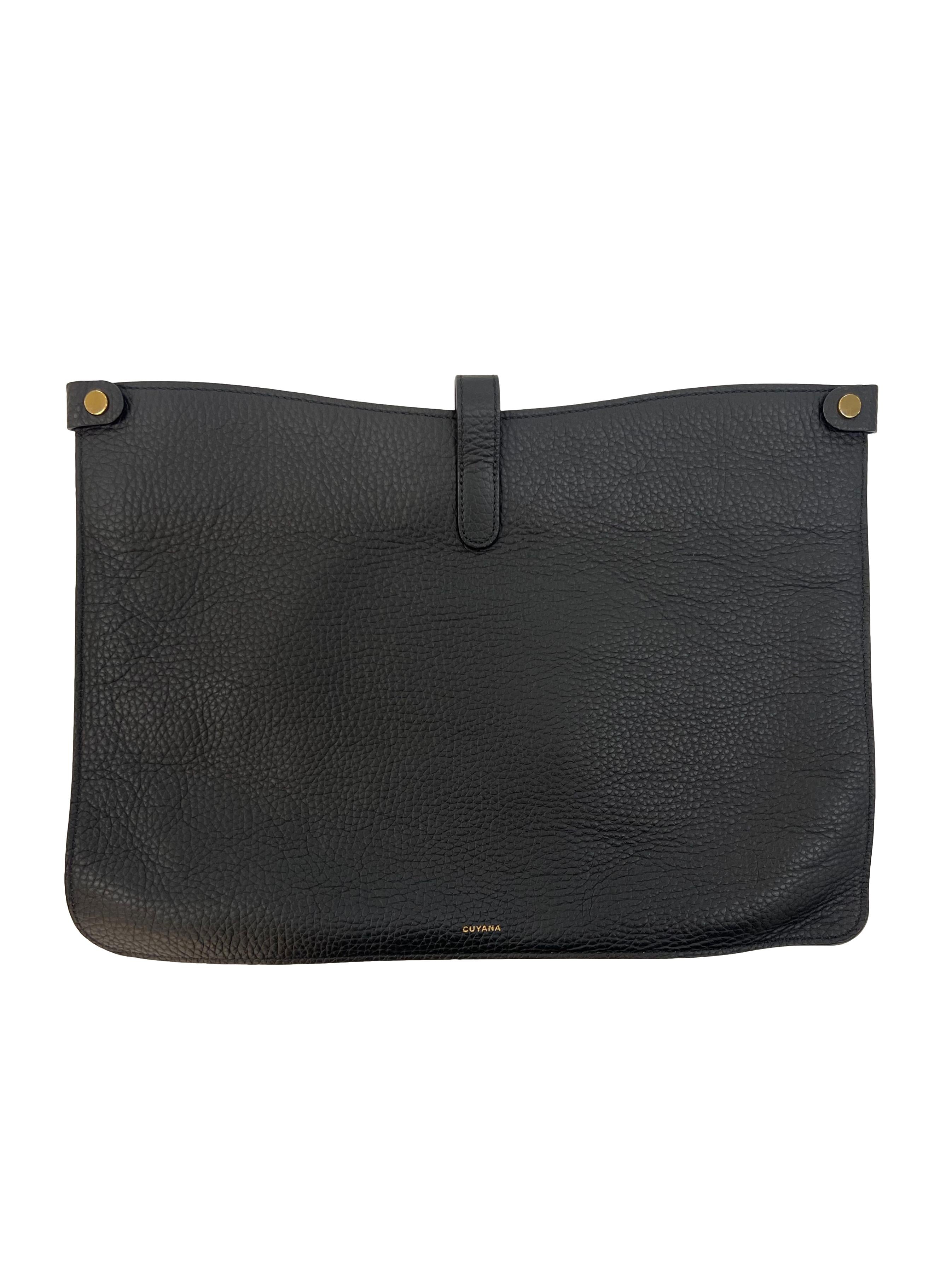 Black Leather Cuyana - System Zipper Tote With Laptop Sleeve Tote Bag CSN