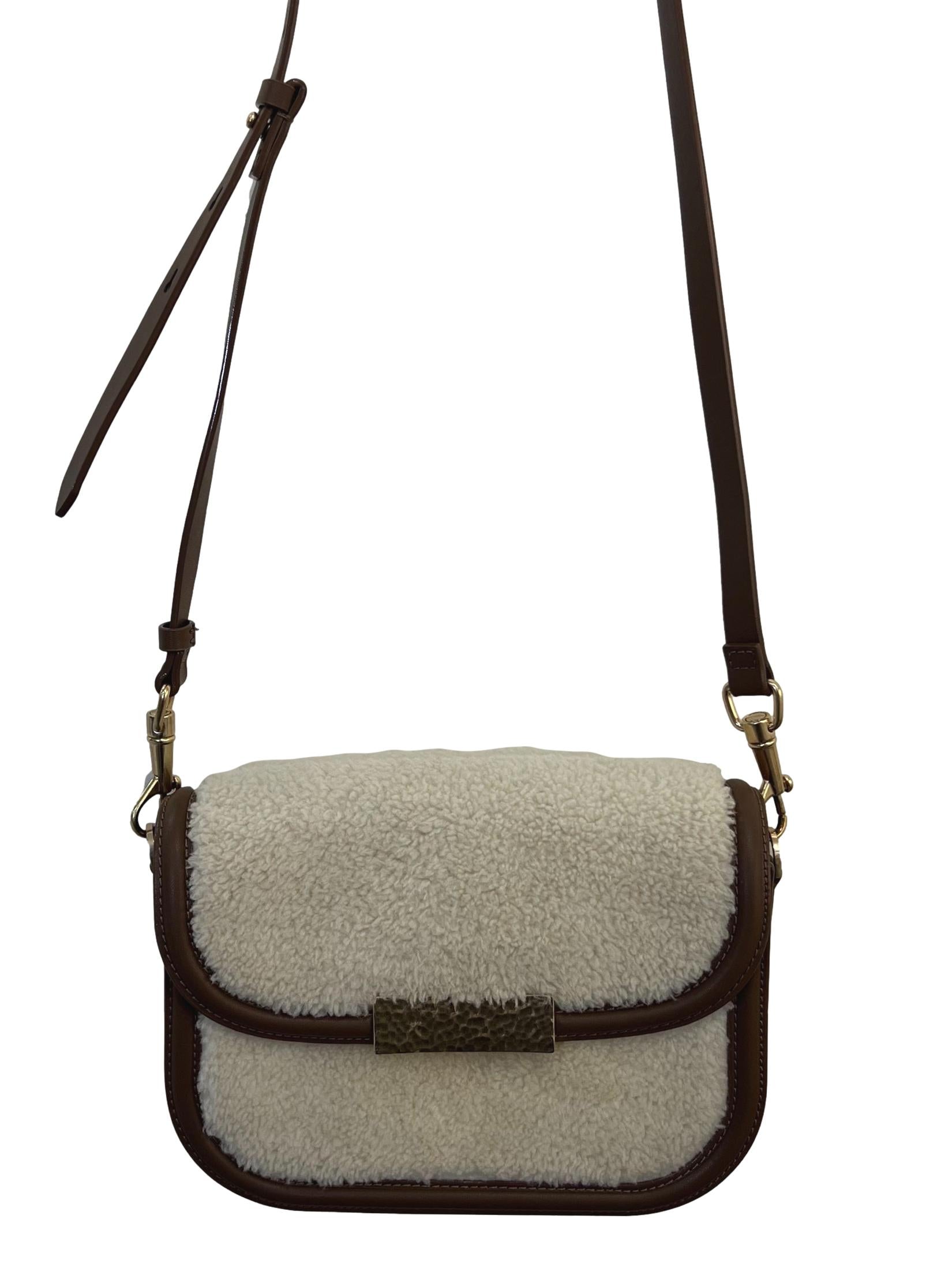 Brown Charles & Keith - Genevieve Metallic Accent Crossbody Bag Crossbody Bag CSN
