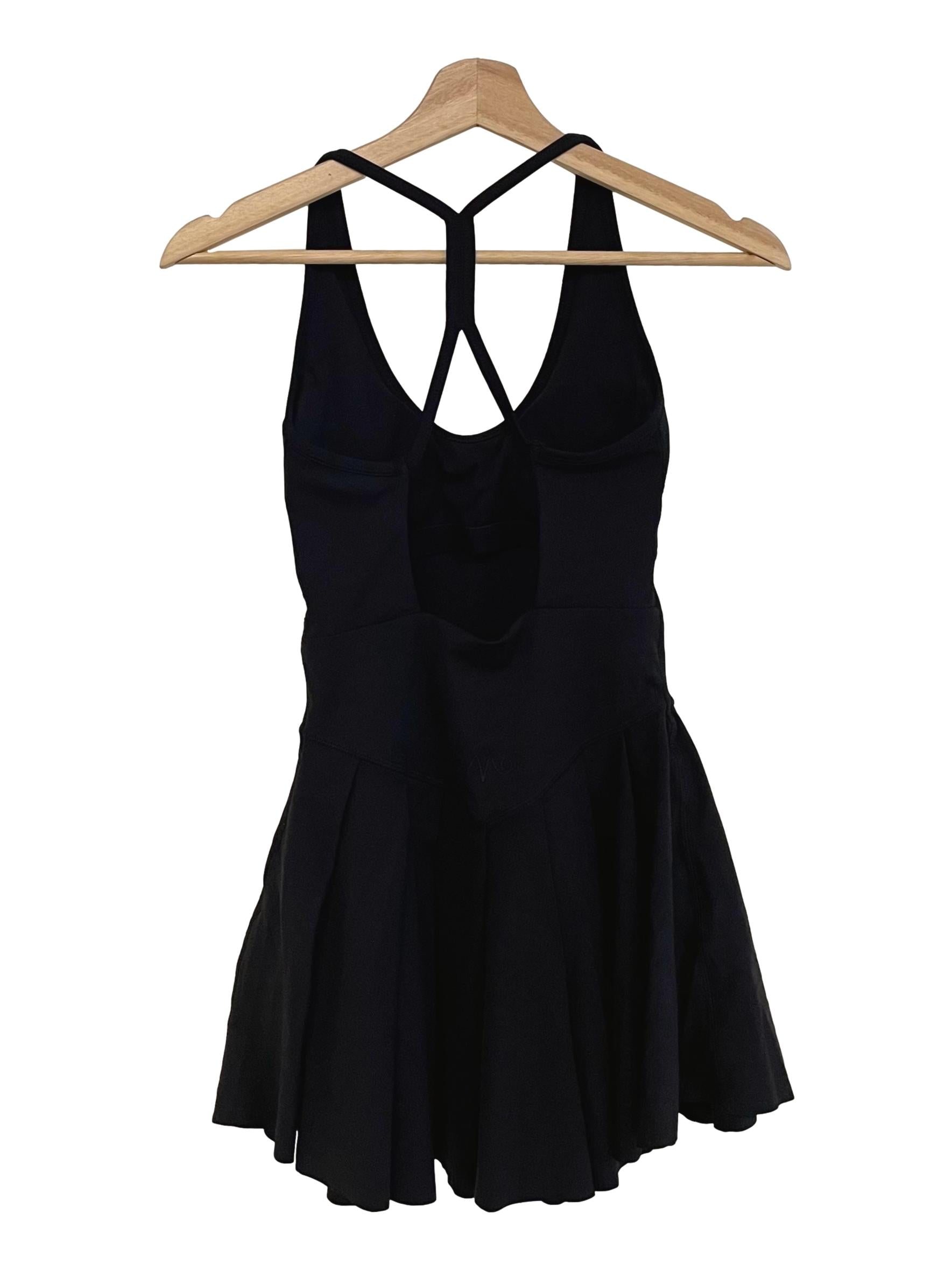 Black Pleated Ballet Overall