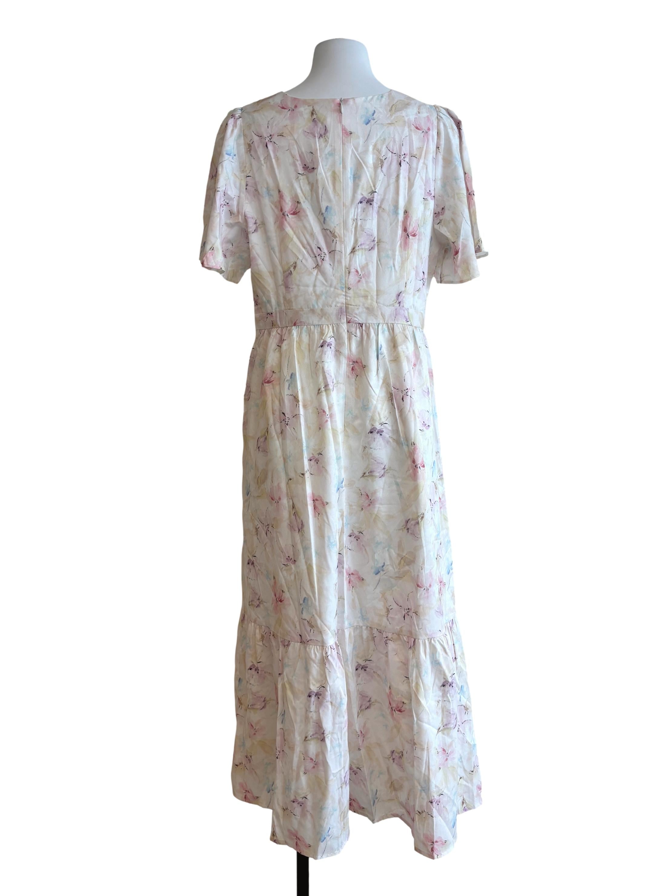 Ivory White Drop Waist Dress