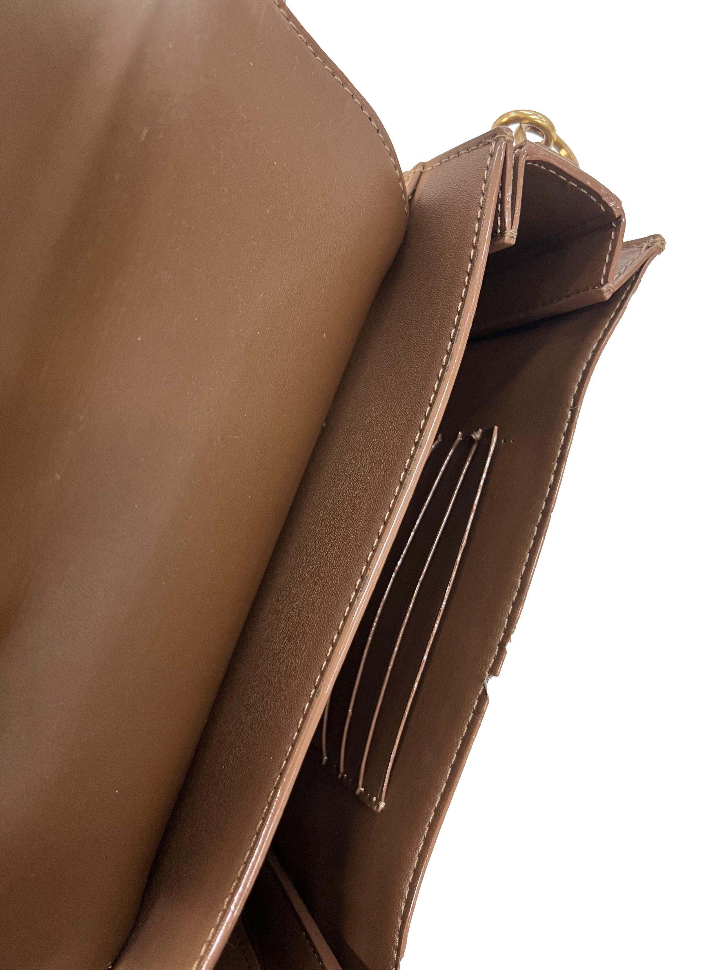 Brown Charles & Keith - Genevieve Metallic Accent Crossbody Bag Crossbody Bag CSN