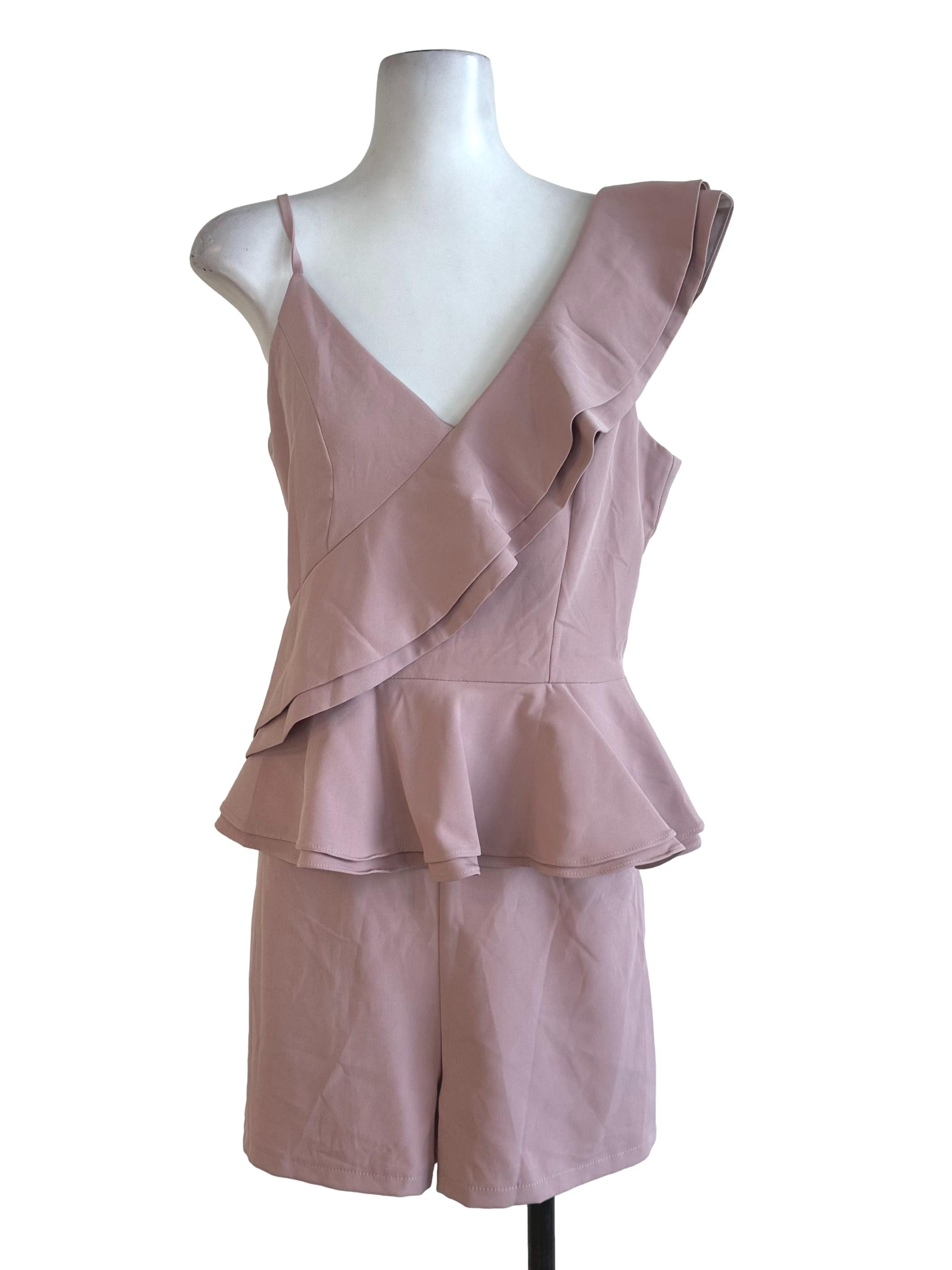 Dusty Pink Plain Rompers