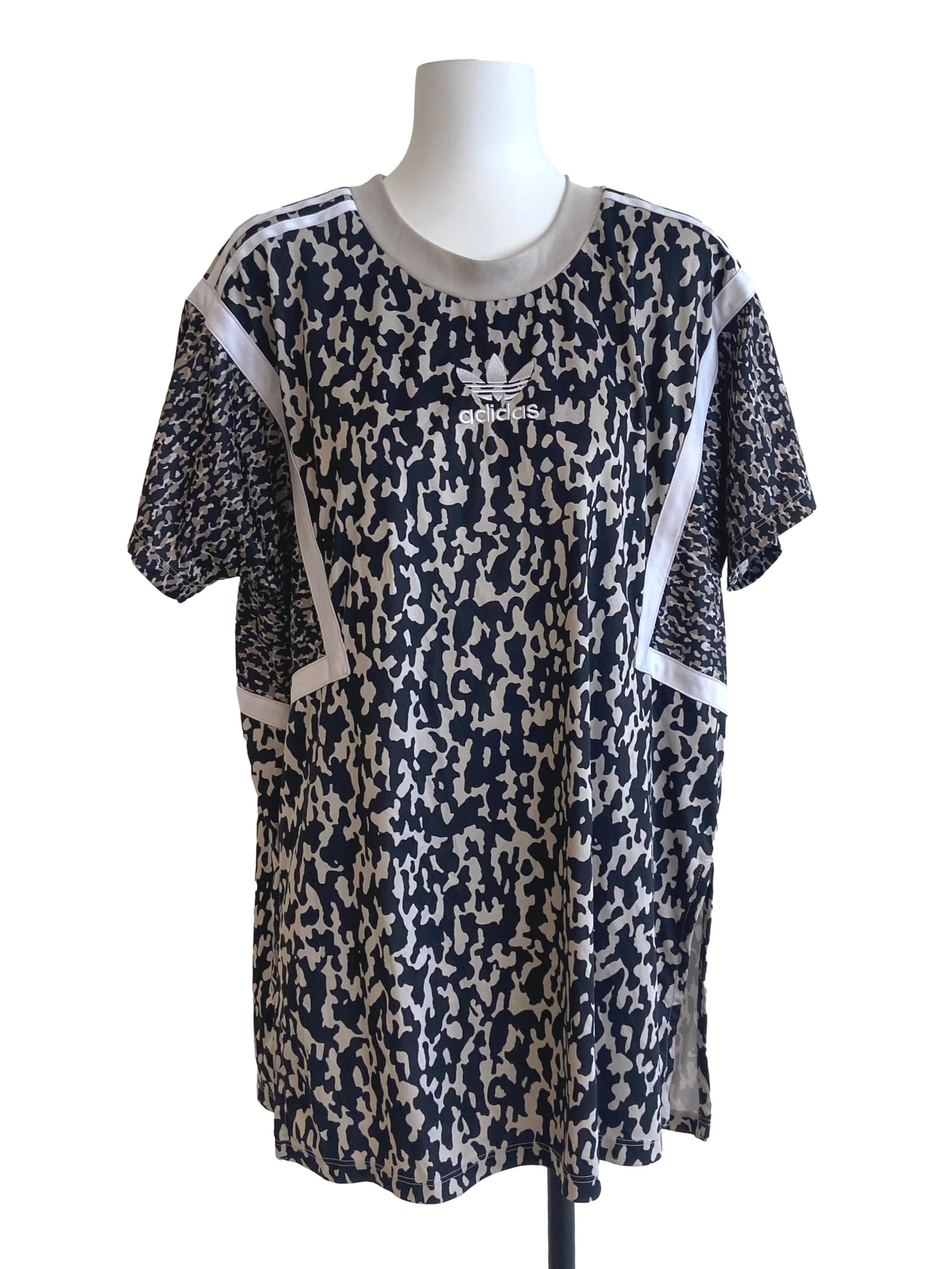 Leopard Print Boyfriend Camiseta Top