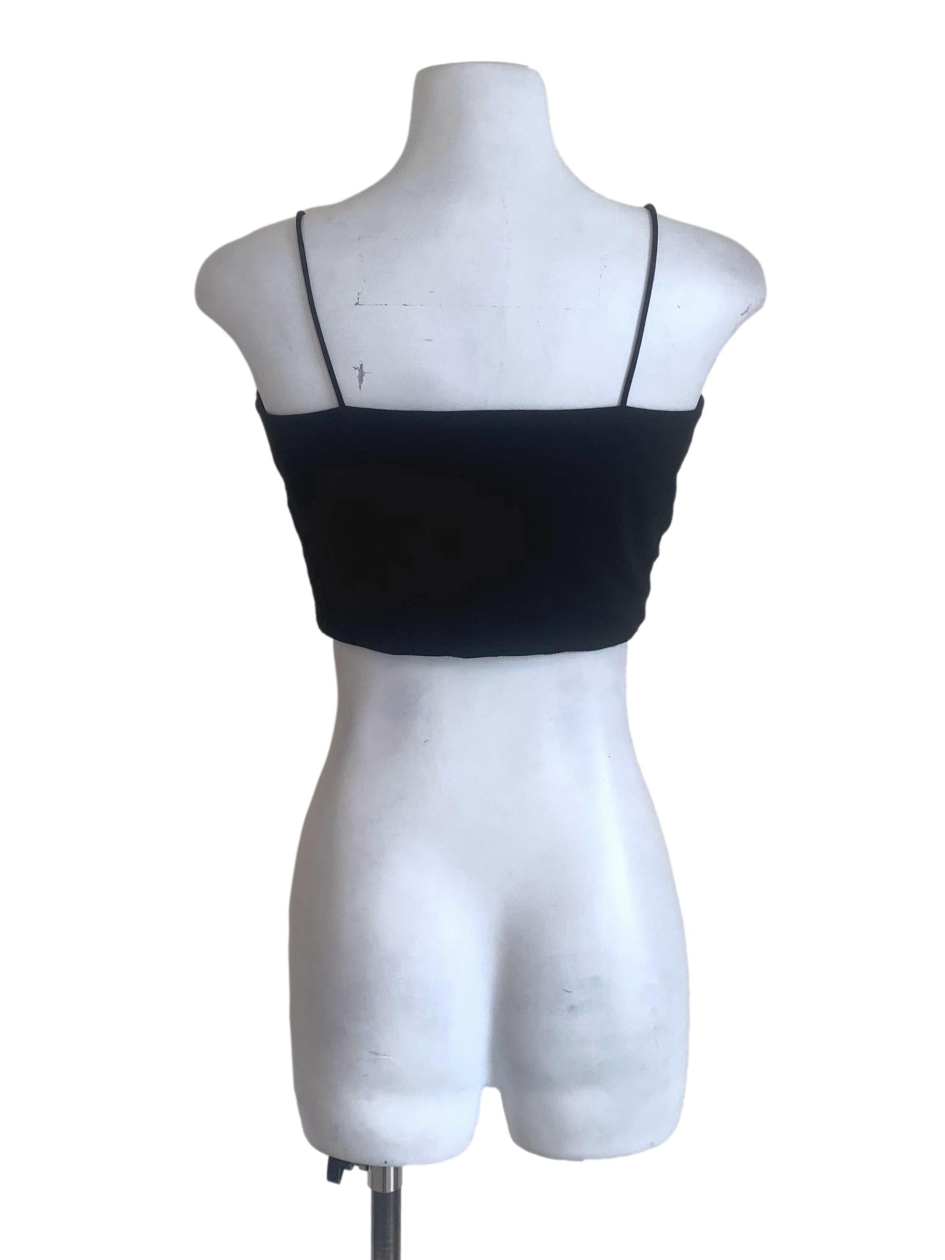 Grease Black Spaghetti Strap Top