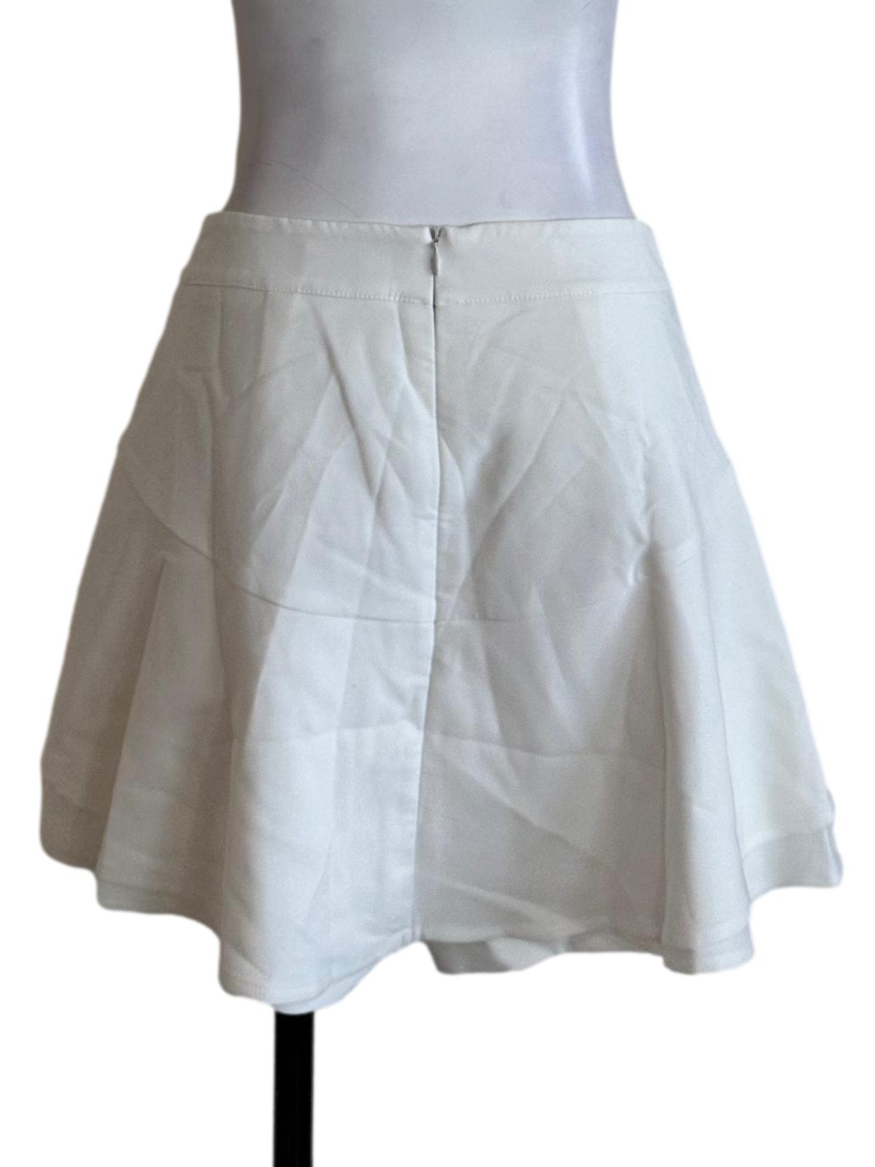 Pearl White Flip Skorts