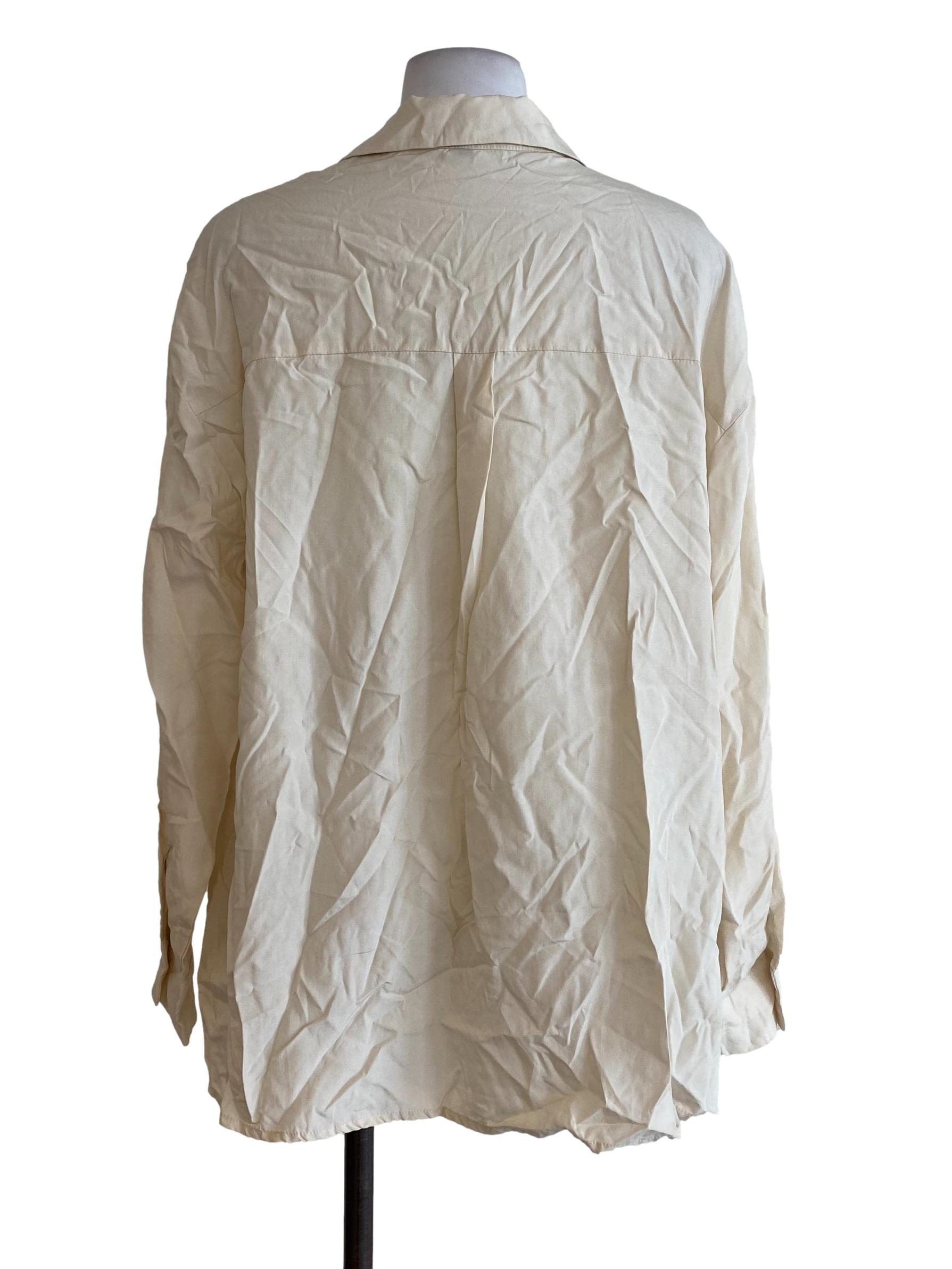 Light Yellow Button Down Top