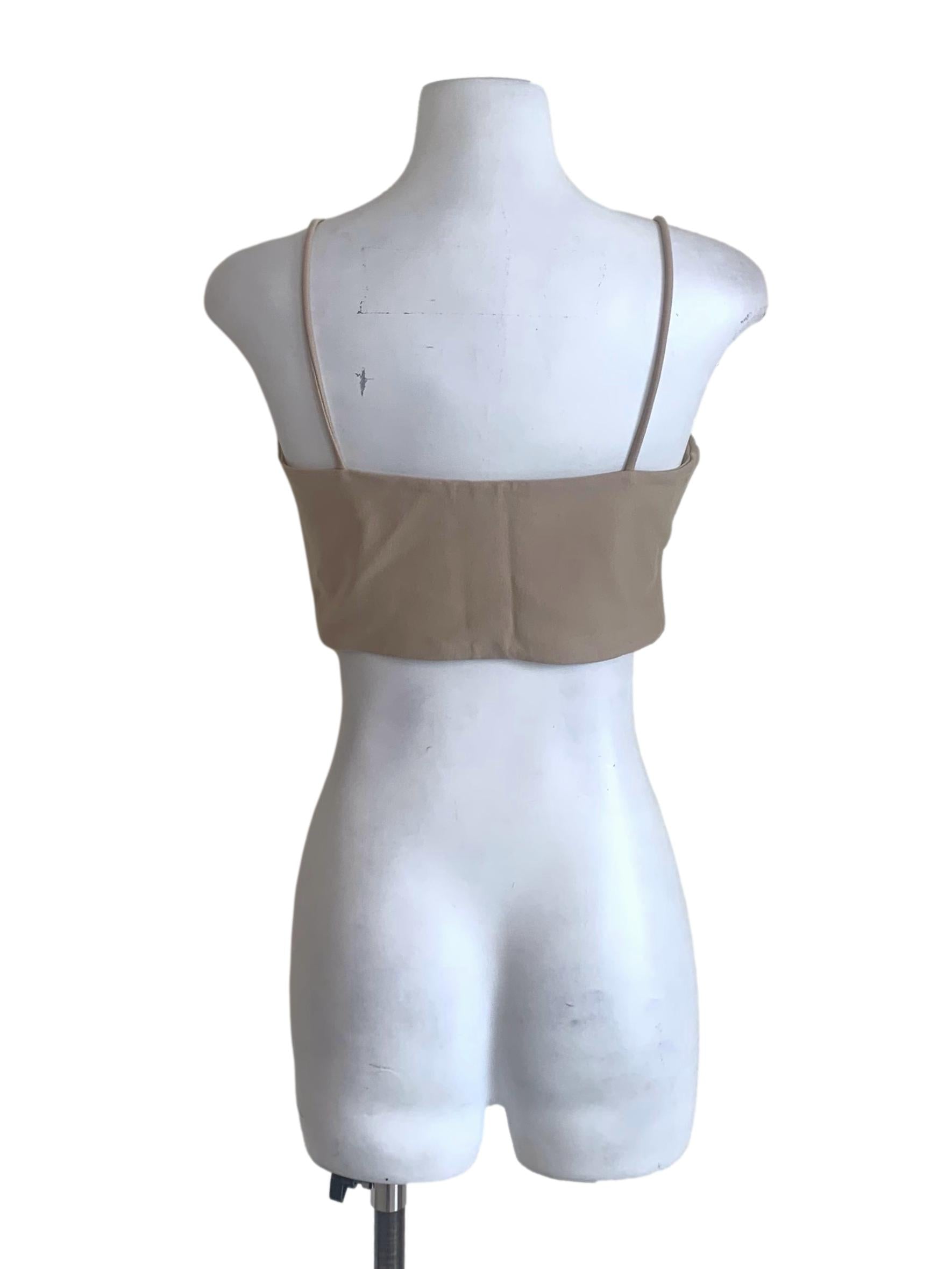 Peanut Brown Spaghetti Strap Top LB